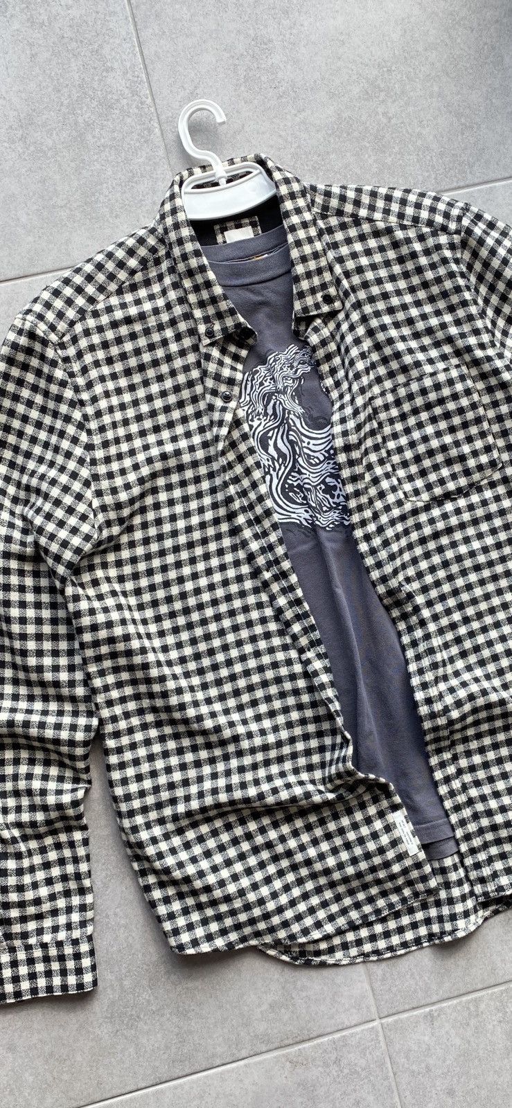 Flannel Flannel Checkered Shirt Travis Style Size US L / EU 52-54 / 3 - 5 Thumbnail