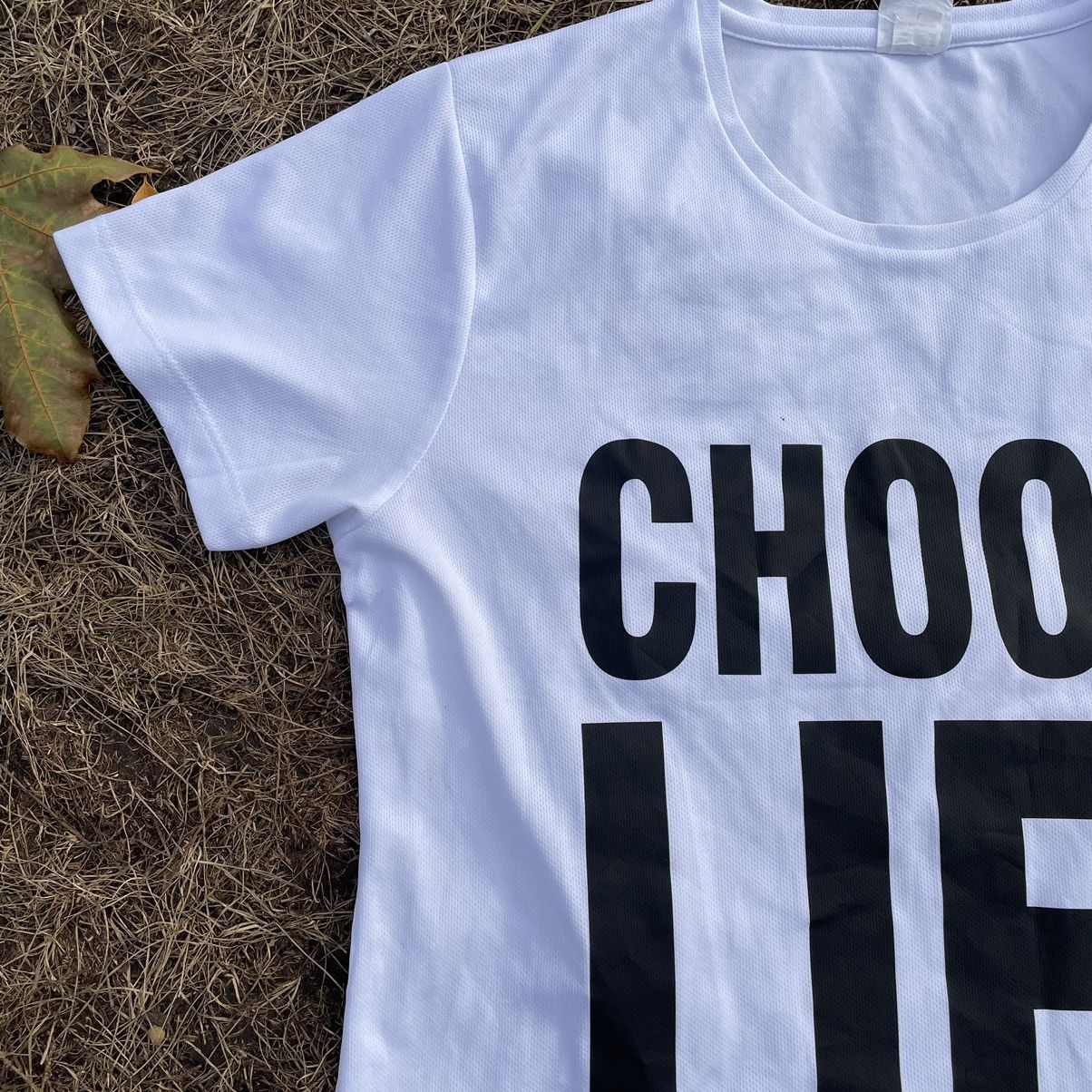Vintage Vintage Y2K Choose Life Graphic Tee Sun Faded Humor Streetwe Size US M / EU 48-50 / 2 - 4 Thumbnail