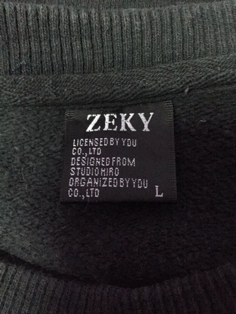 Japanese Brand Zeky Studio Miro Sweatshirts Size L Size US L / EU 52-54 / 3 - 3 Thumbnail