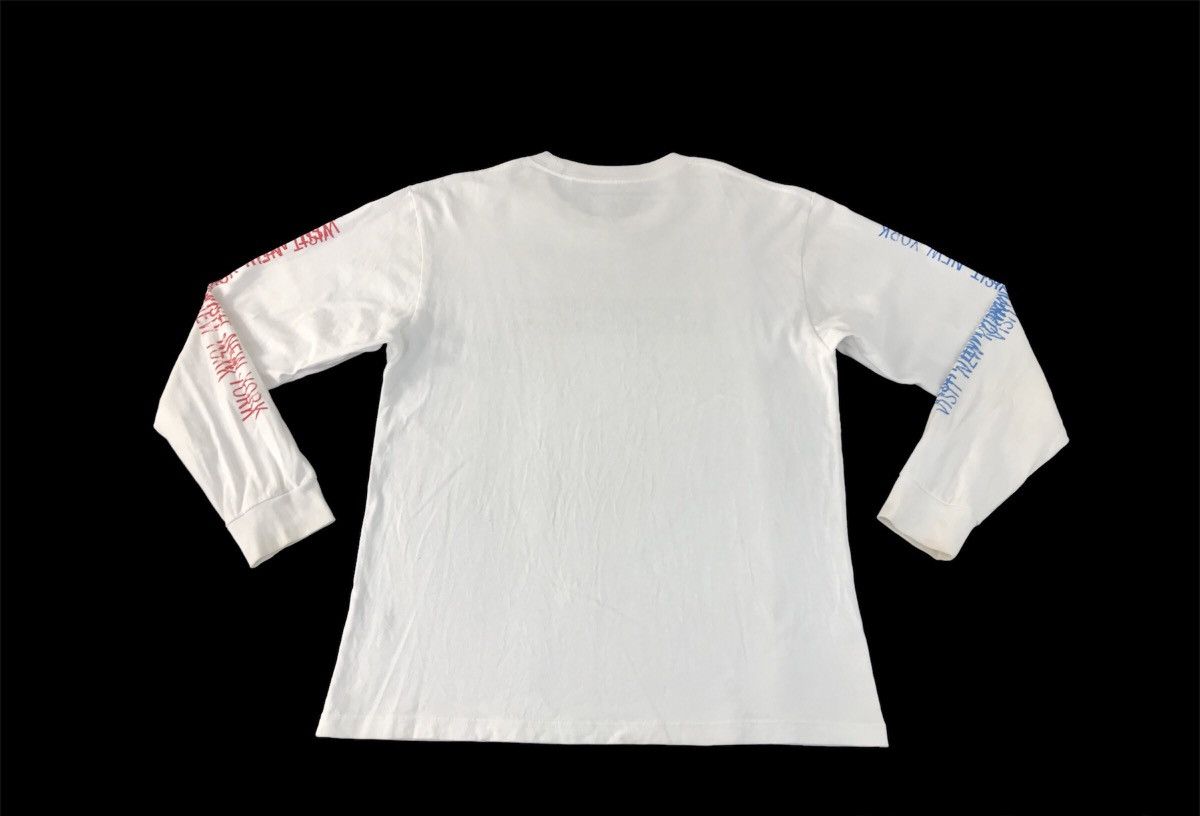 Andy Warhol × Vintage Andy Warhol Visit New York Flight Us Air Mail Longsleeve Tee Size US M / EU 48-50 / 2 - 2 Thumbnail