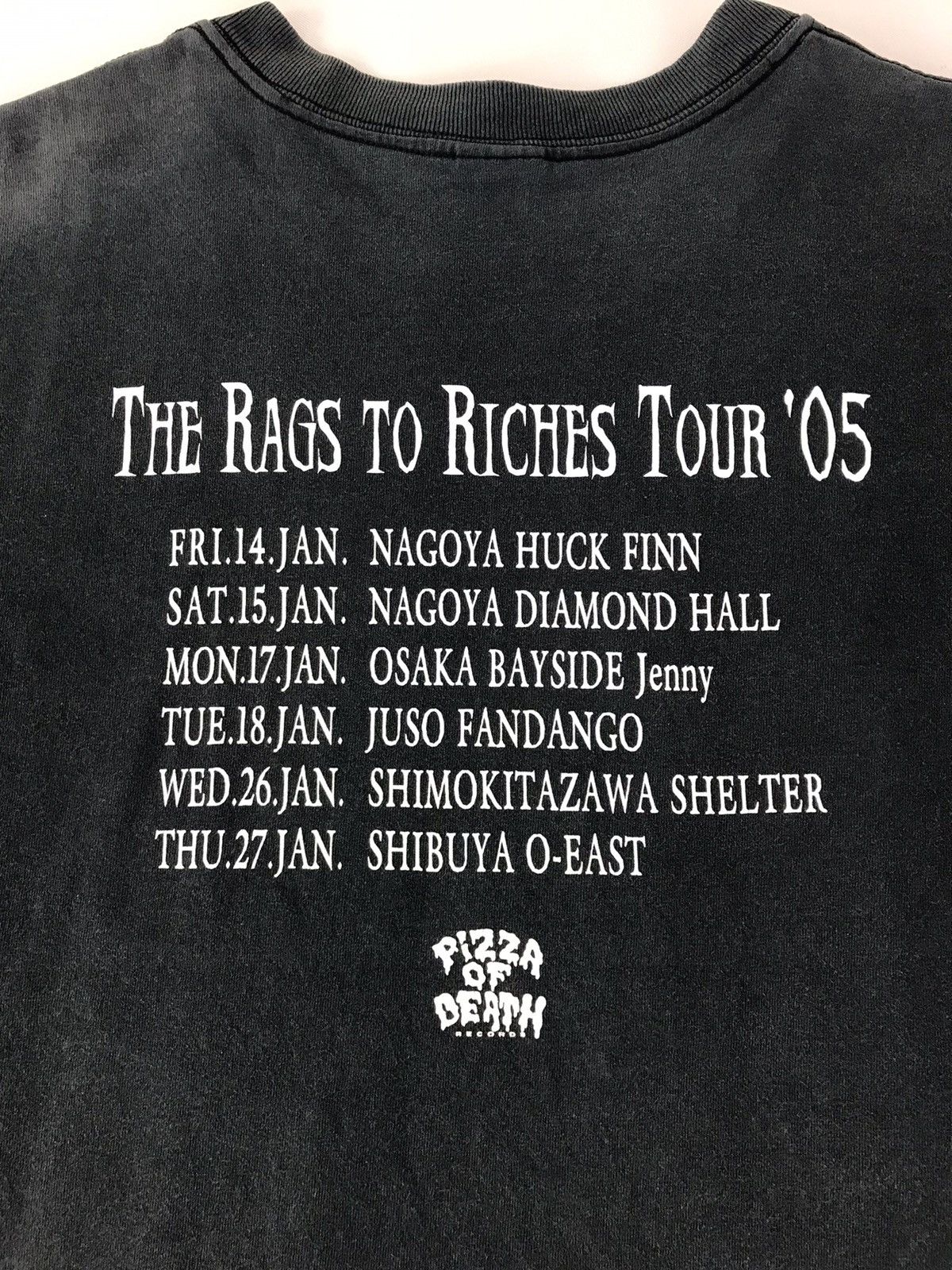 Band Tees × Vintage Pizza Of Death Record Ken Gokayama Rags Of Riches Tour 2005 Size US L / EU 52-54 / 3 - 5 Thumbnail