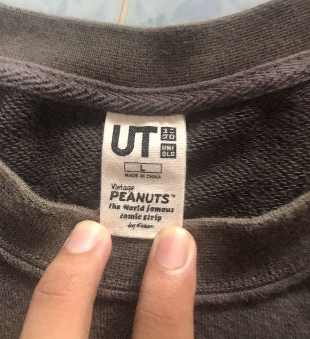 Peanuts Uniqlo peanuts snoopy sweatshirt size L Size US L / EU 52-54 / 3 - 3 Thumbnail