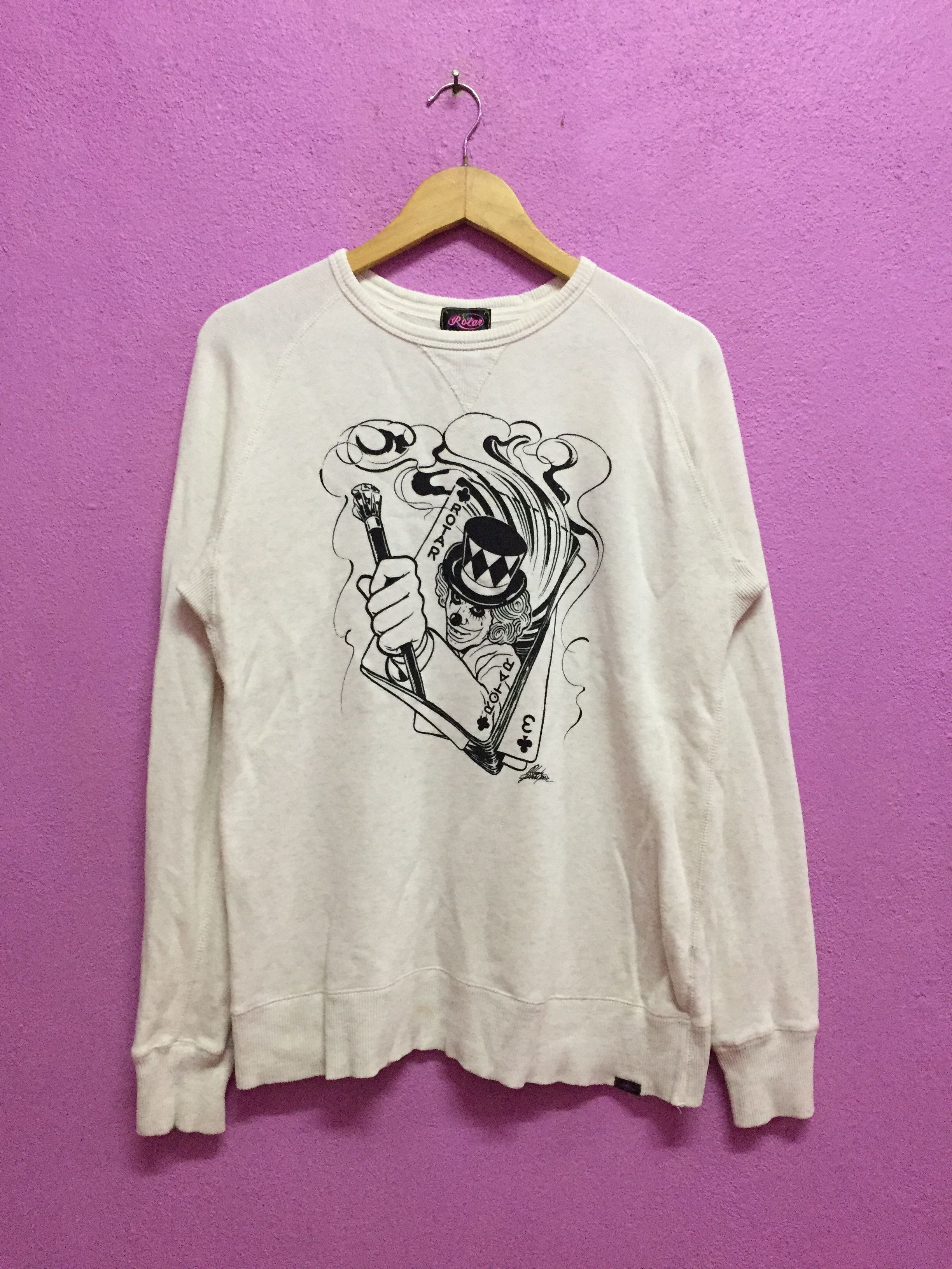 Japanese Brand Rotar Clown Sweatshirts Size L Size US L / EU 52-54 / 3 - 1 Thumbnail
