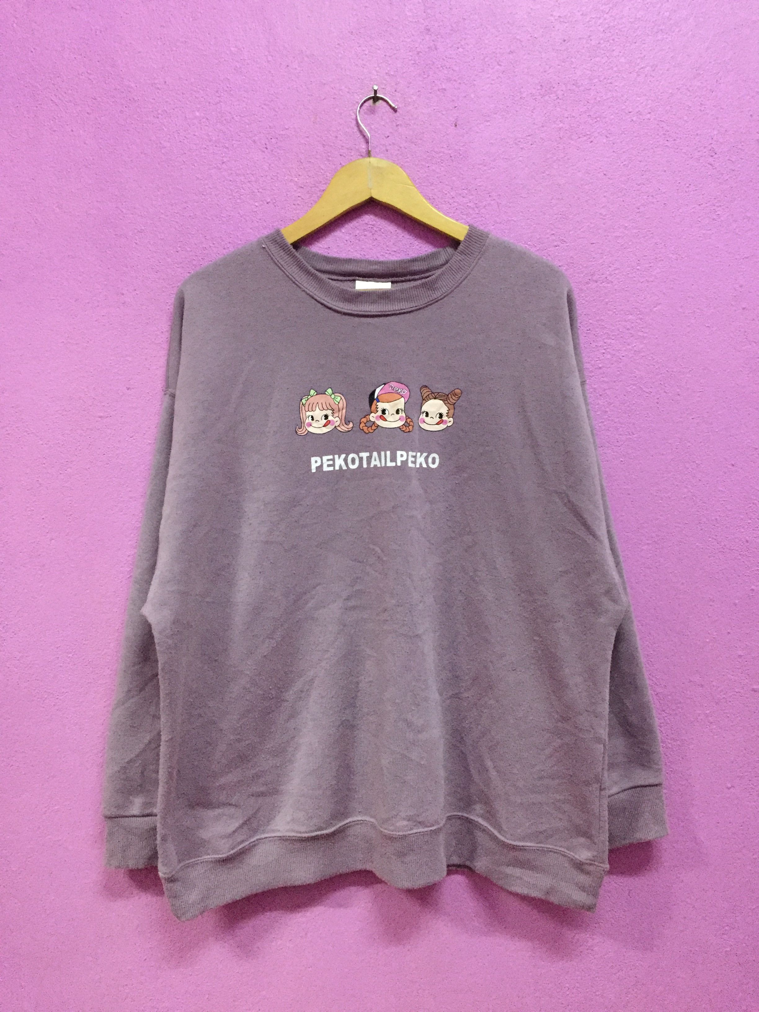 image of Anima Anime Peko Tail Peko Sanrio Sweatshirts Size 3L in Purple, Men's