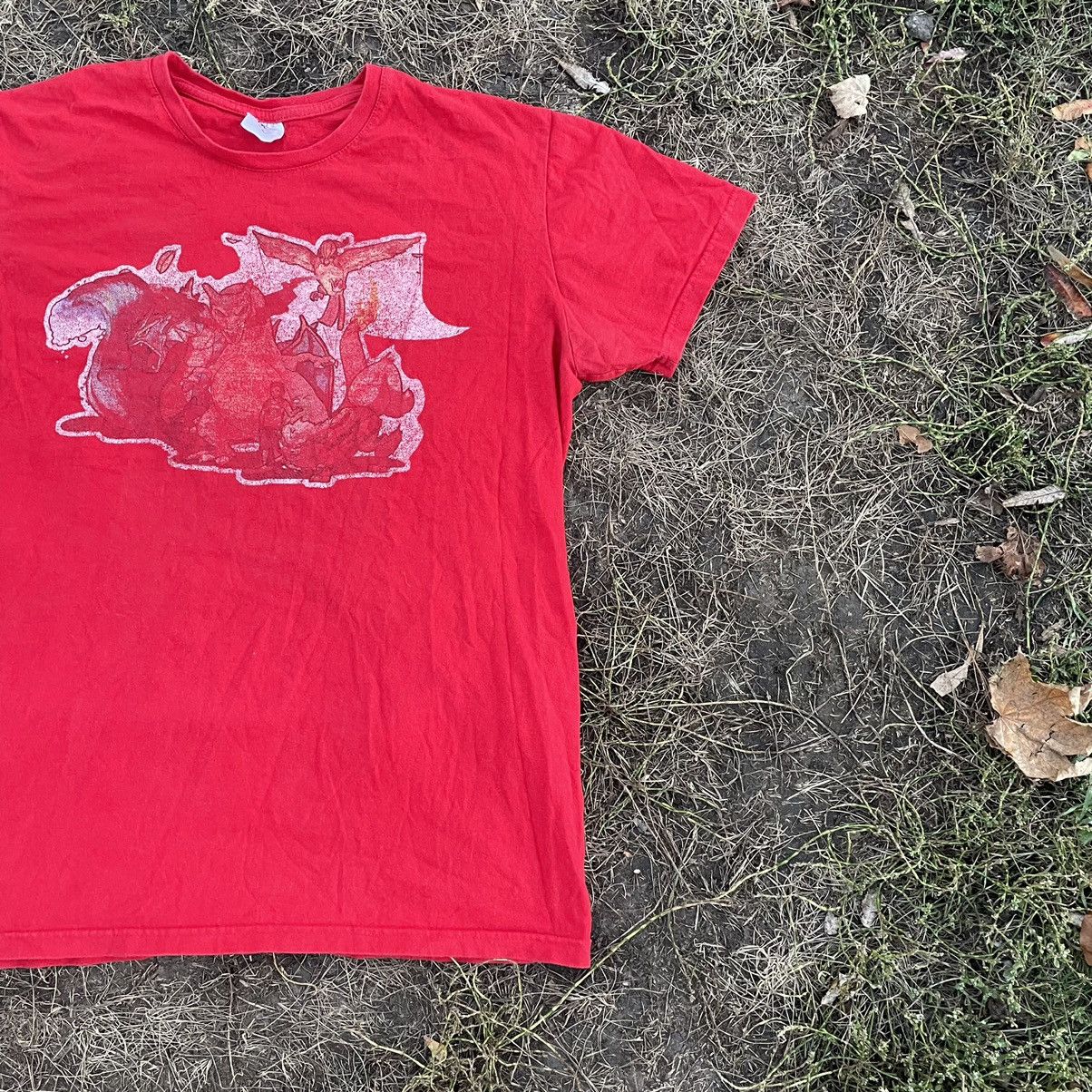 Vintage Vintage Y2K Sun Faded Pikachu Graphic Tee Streetwear Baggy M Size US M / EU 48-50 / 2 - 2 Thumbnail