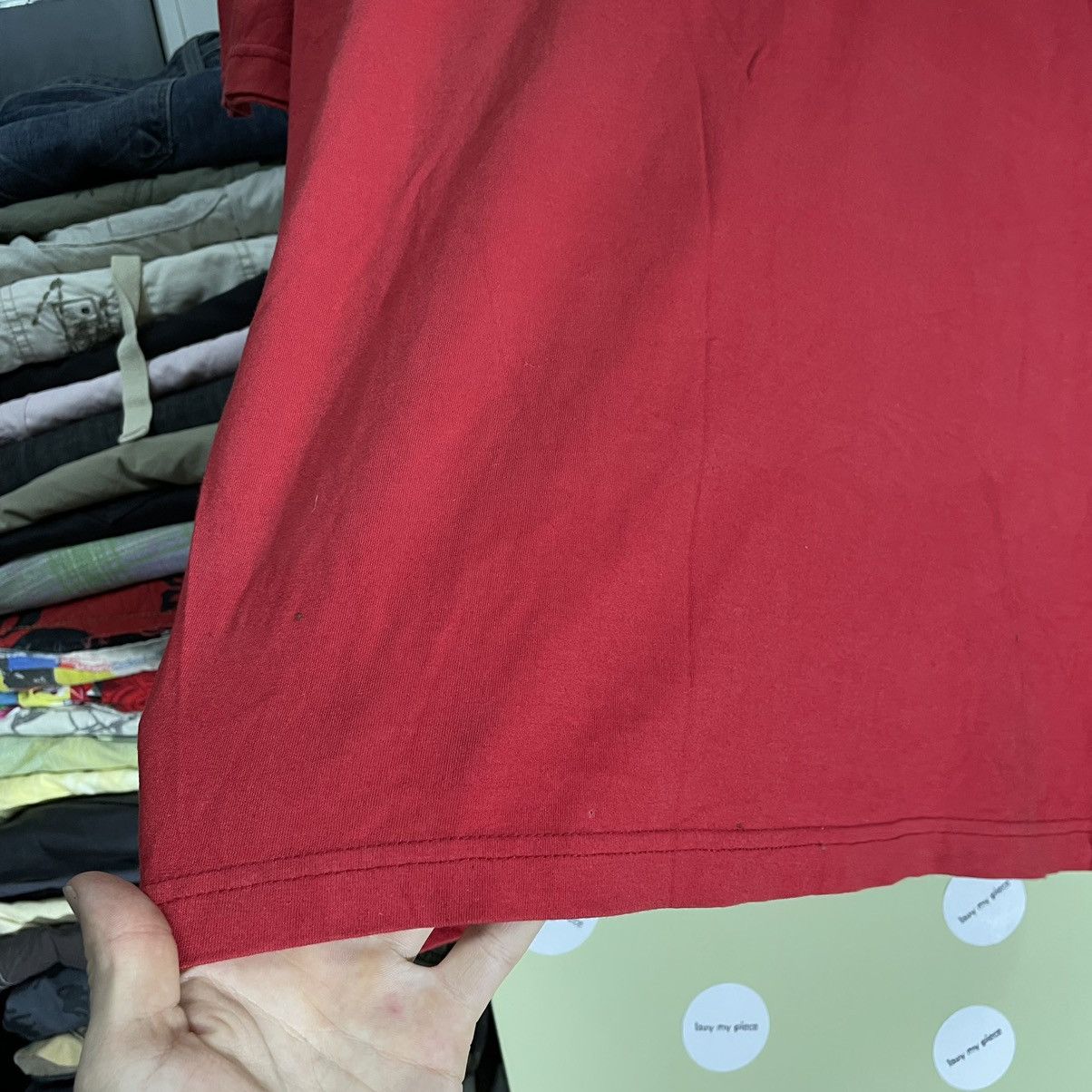 Vintage Vintage Y2K Sun Faded Graphic Tee Streetwear Red Baggy L Size US L / EU 52-54 / 3 - 6 Thumbnail
