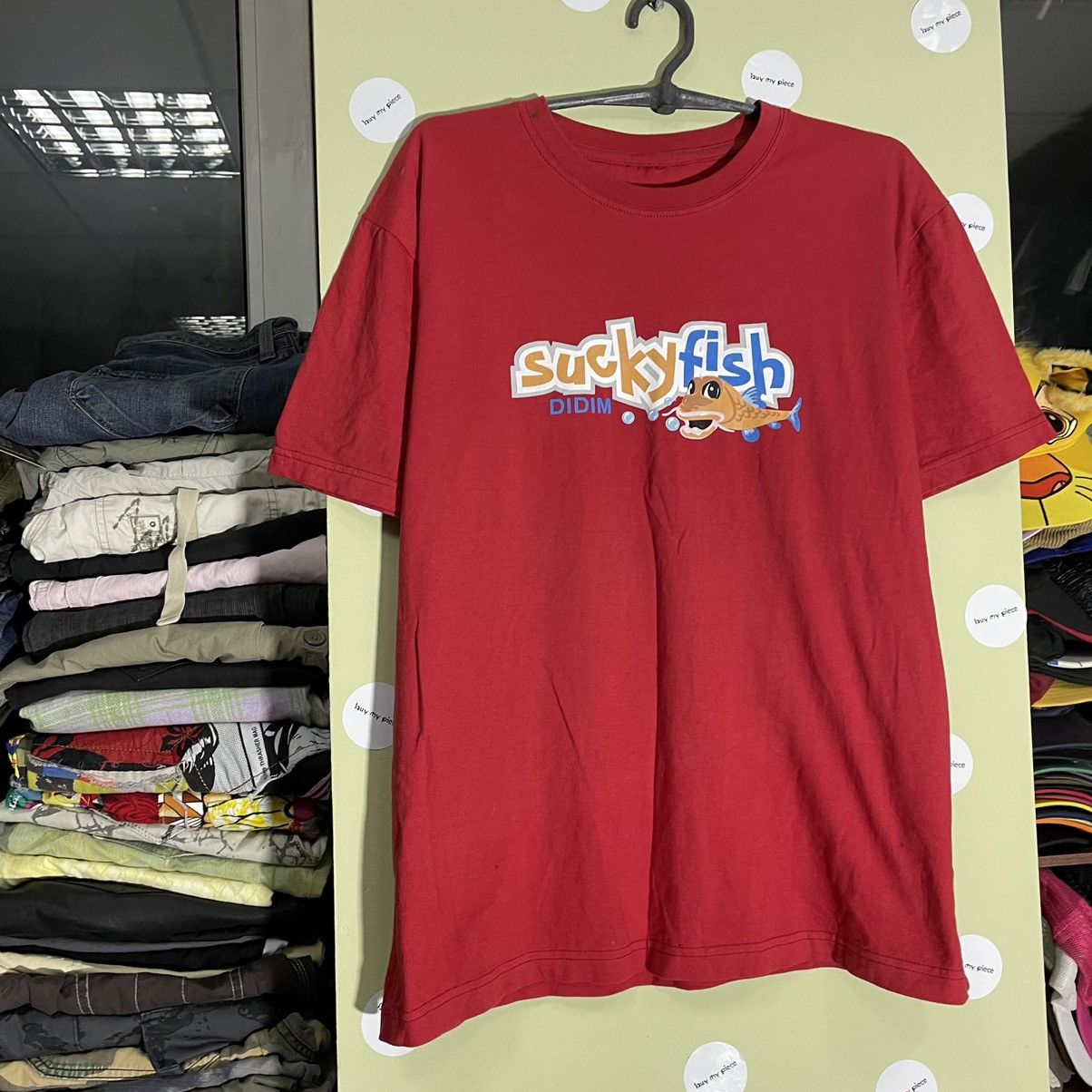 Vintage Vintage Y2K Sun Faded Graphic Tee Streetwear Red Baggy L Size US L / EU 52-54 / 3 - 3 Thumbnail