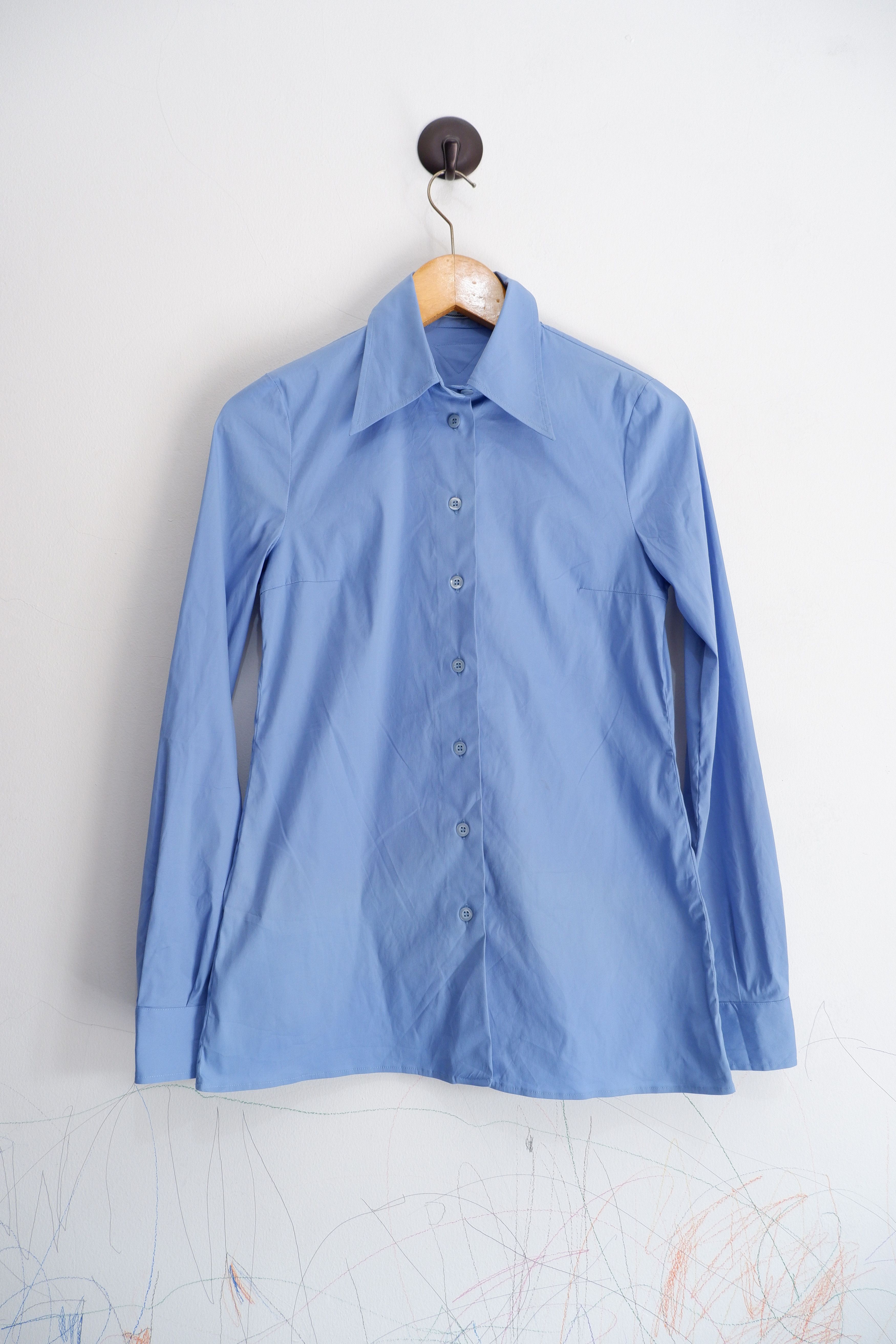 Prada 2021 Prada Triangle Re Nylon Logo Dress Shirt Size M / US 6-8 / IT 42-44 - 2 Thumbnail