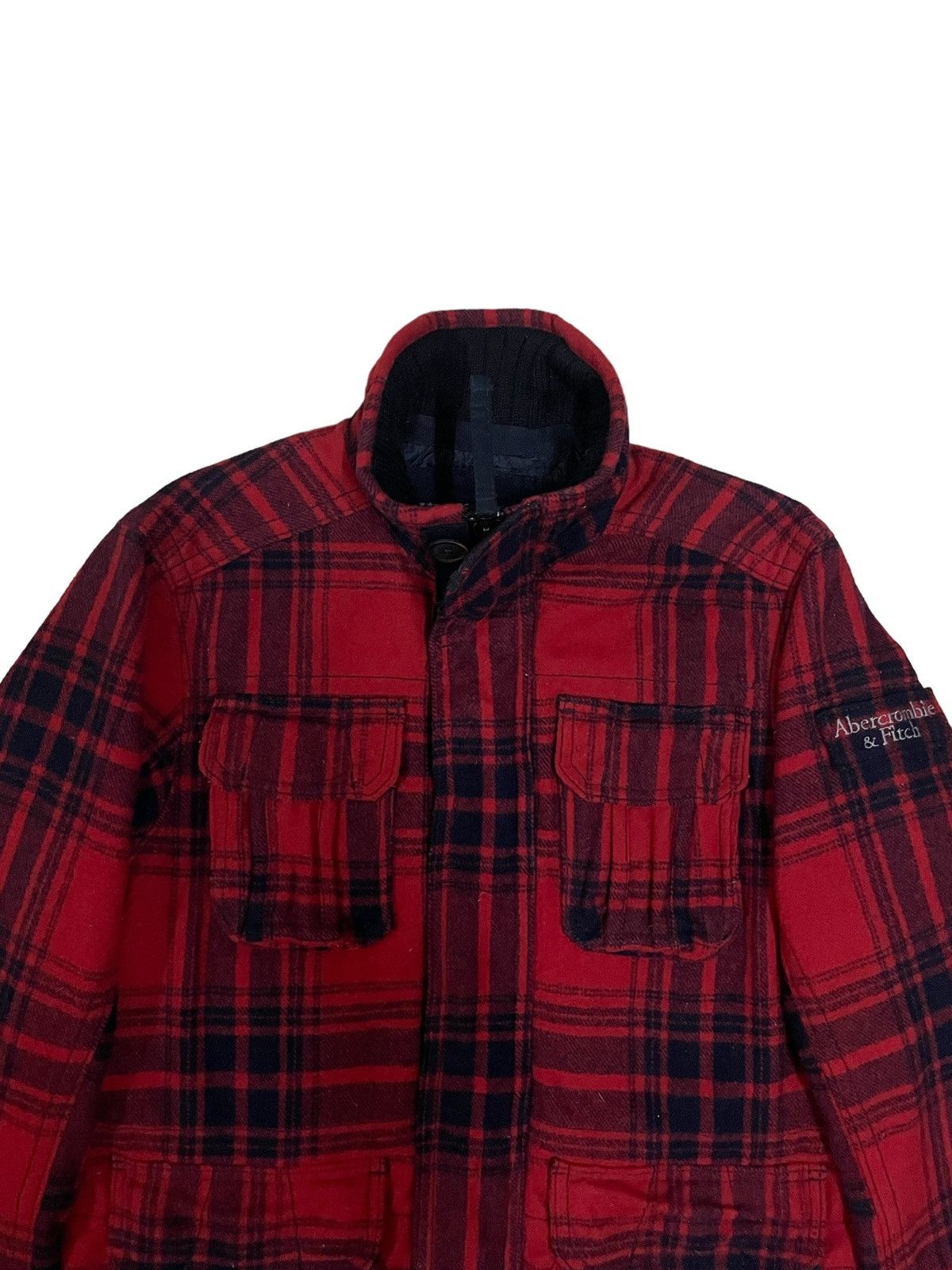 Abercrombie & Fitch Abercrombie & Fitch Multipocket Punk Inspired Heavy Jacket Size US XL / EU 56 / 4 - 2 Thumbnail