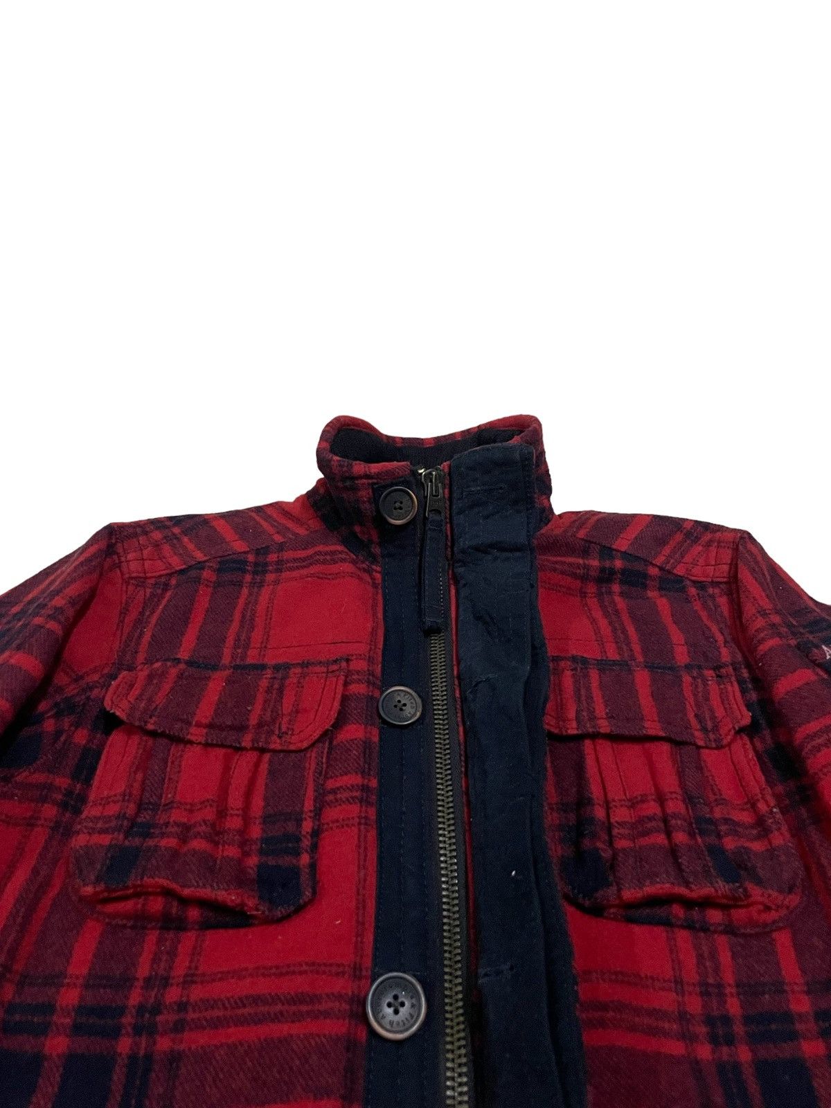 Abercrombie & Fitch Abercrombie & Fitch Multipocket Punk Inspired Heavy Jacket Size US XL / EU 56 / 4 - 7 Thumbnail