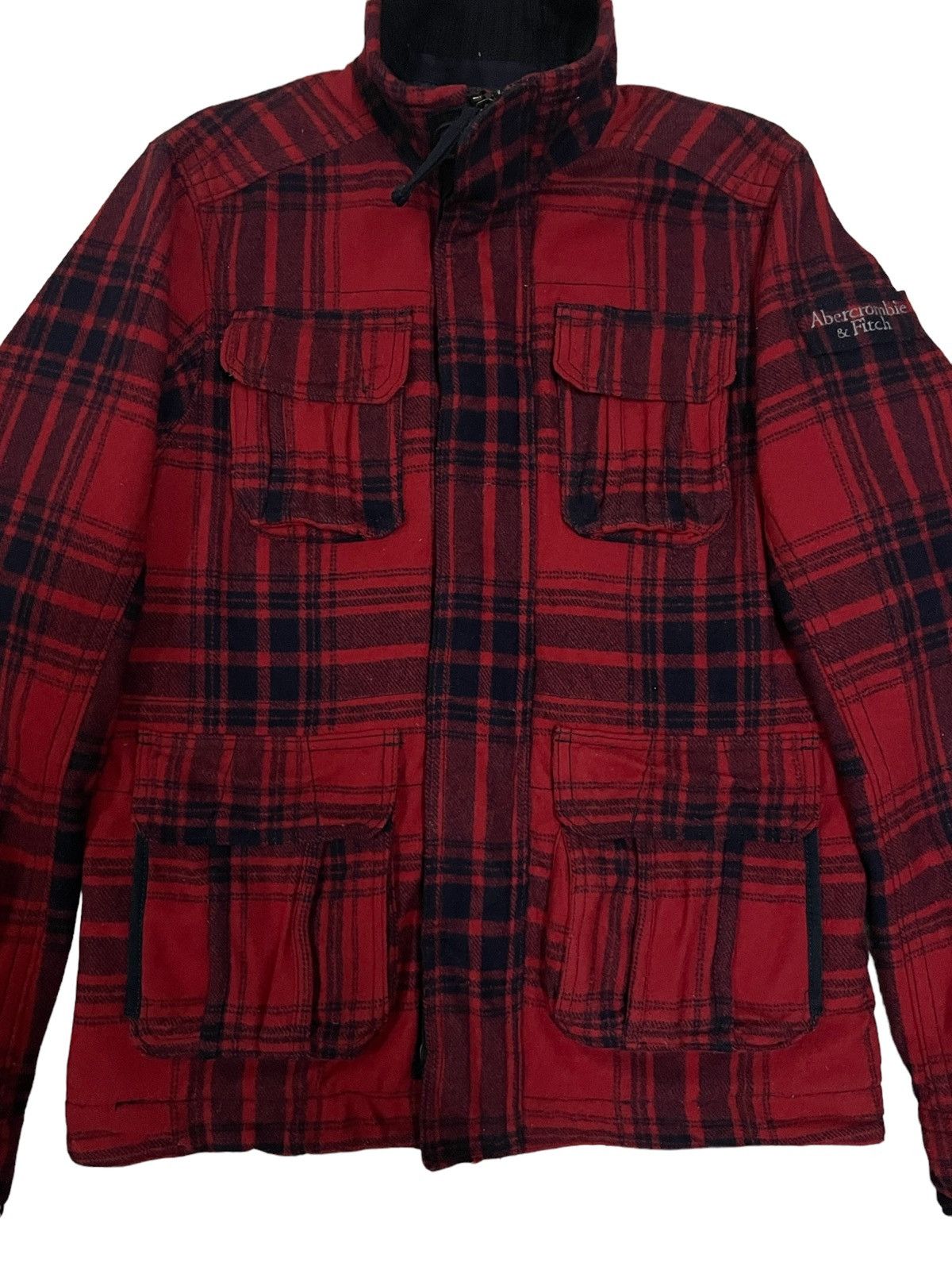 Abercrombie & Fitch Abercrombie & Fitch Multipocket Punk Inspired Heavy Jacket Size US XL / EU 56 / 4 - 3 Thumbnail