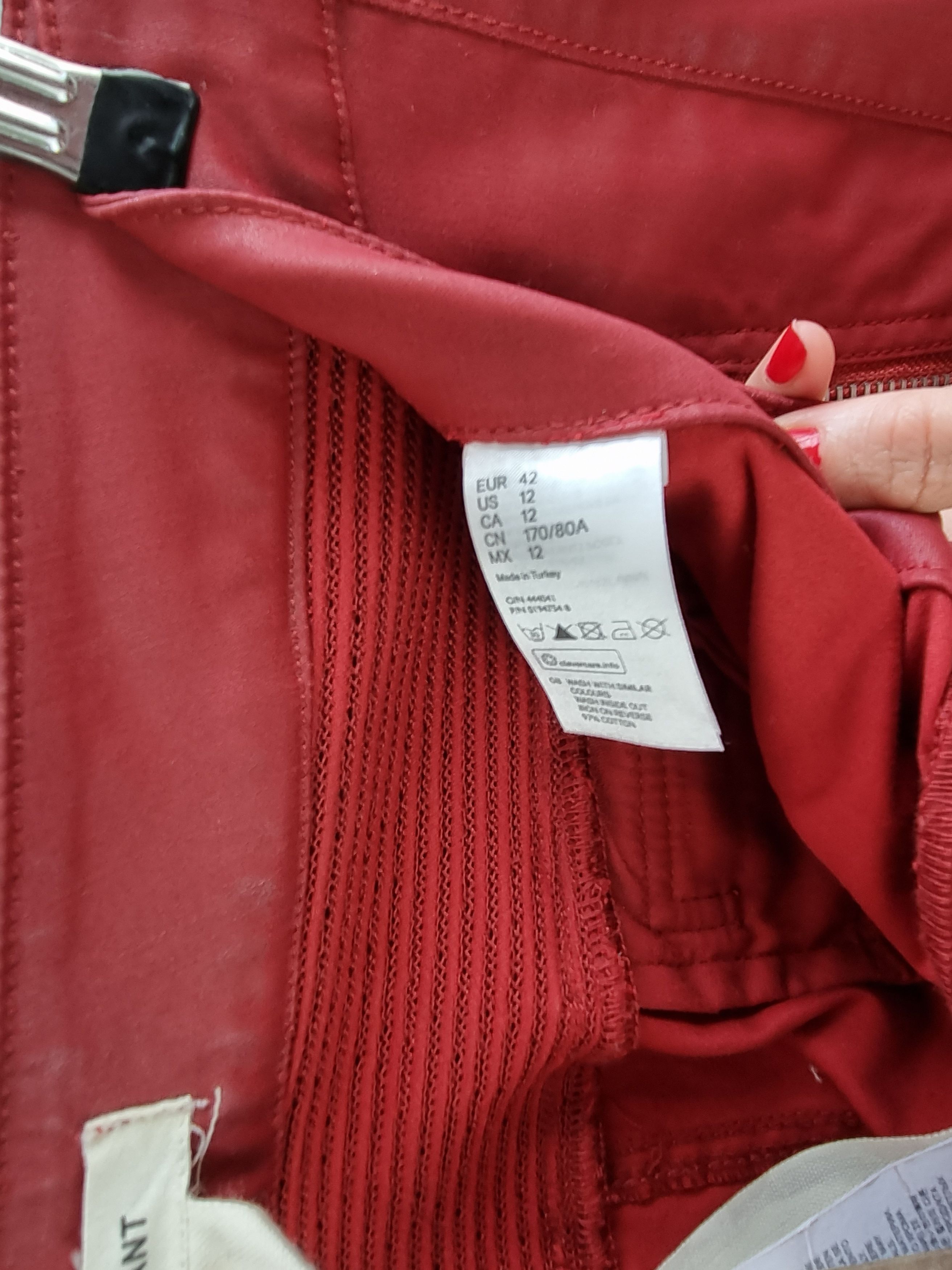 H&M × Isabel Marant Very Rare Waxed Double knees Biker Pant by Isabel Marant Size US 33 - 8 Thumbnail