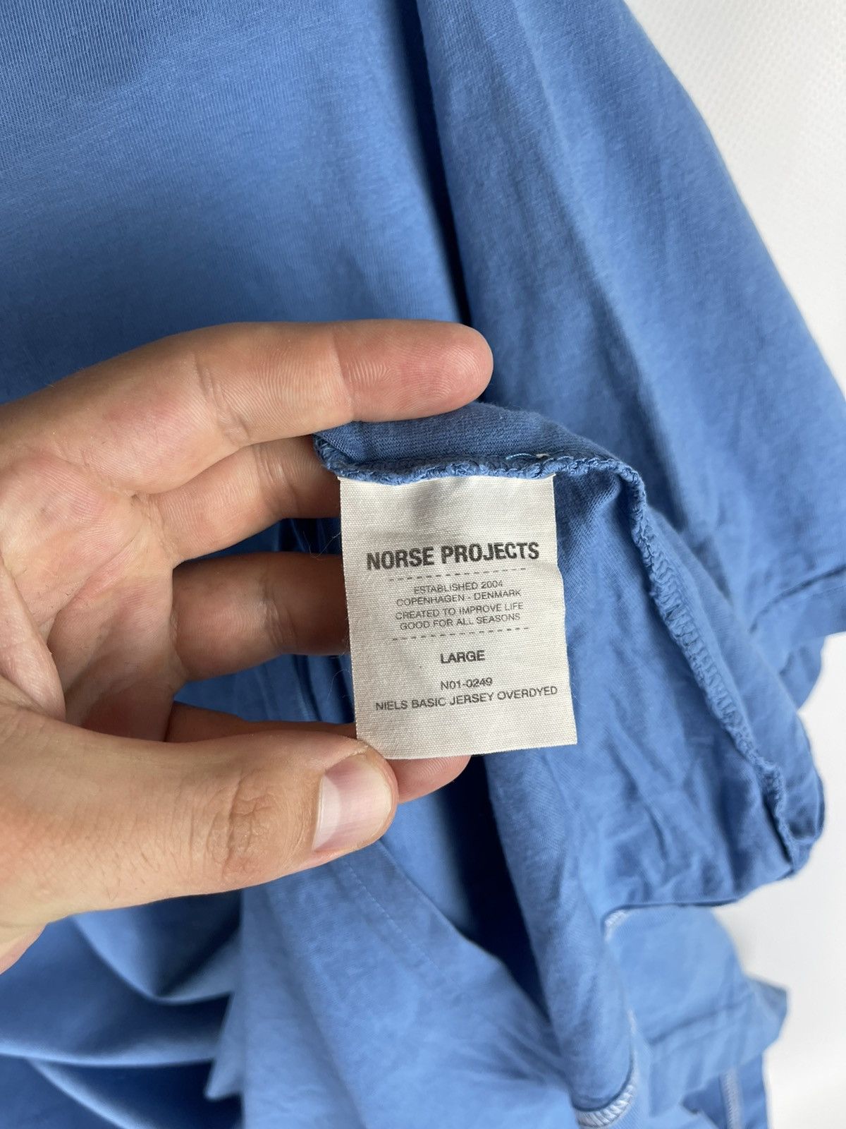 Norse Projects Norse Projects Niels Basic Jersey overdyed tee shirt T-shirt Size US L / EU 52-54 / 3 - 6 Thumbnail