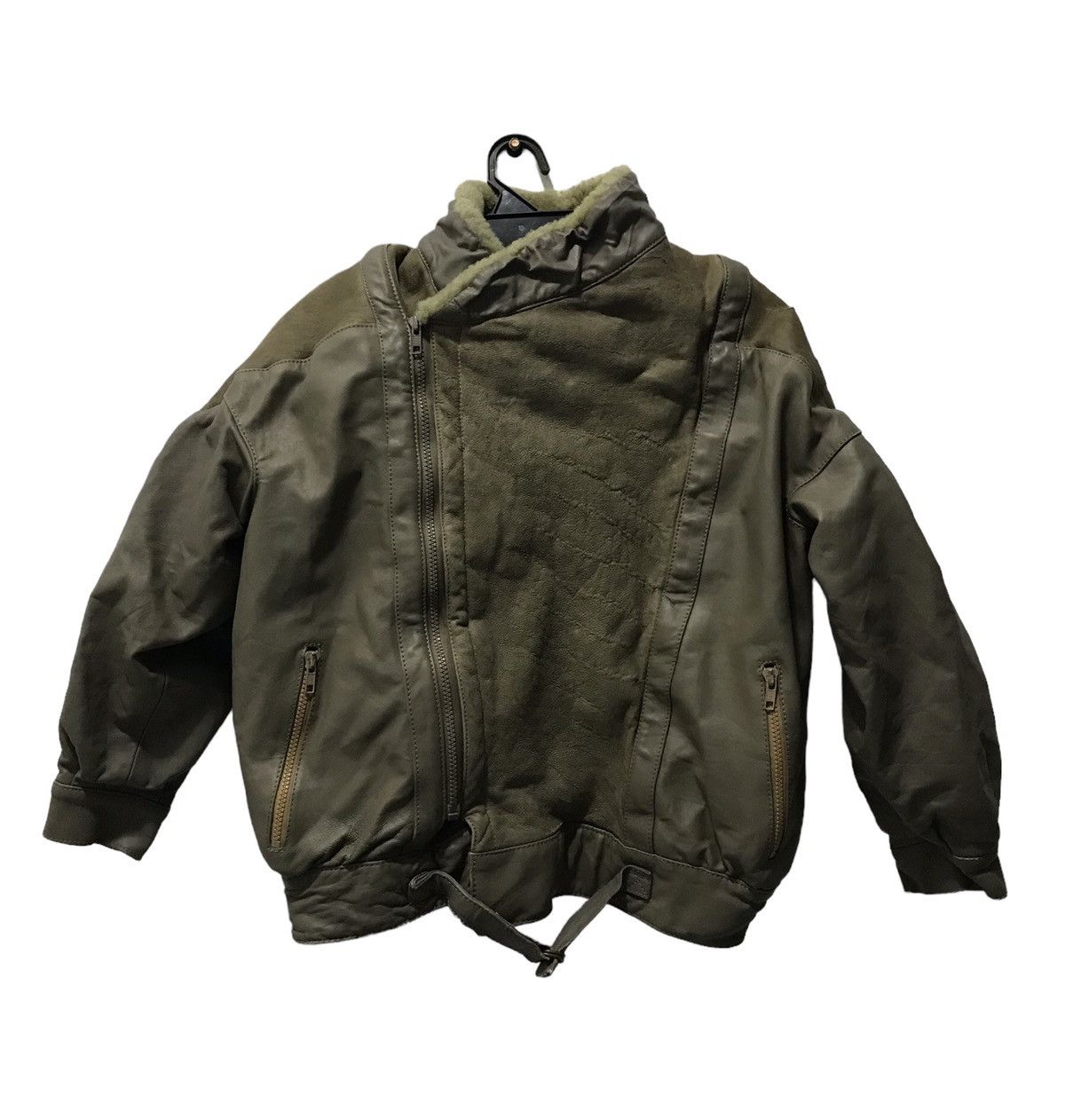 Genuine Leather × Vintage VINTAGE ITALY DESIGNER GENUINE LEATHER JACKET Size US M / EU 48-50 / 2 - 1 Thumbnail