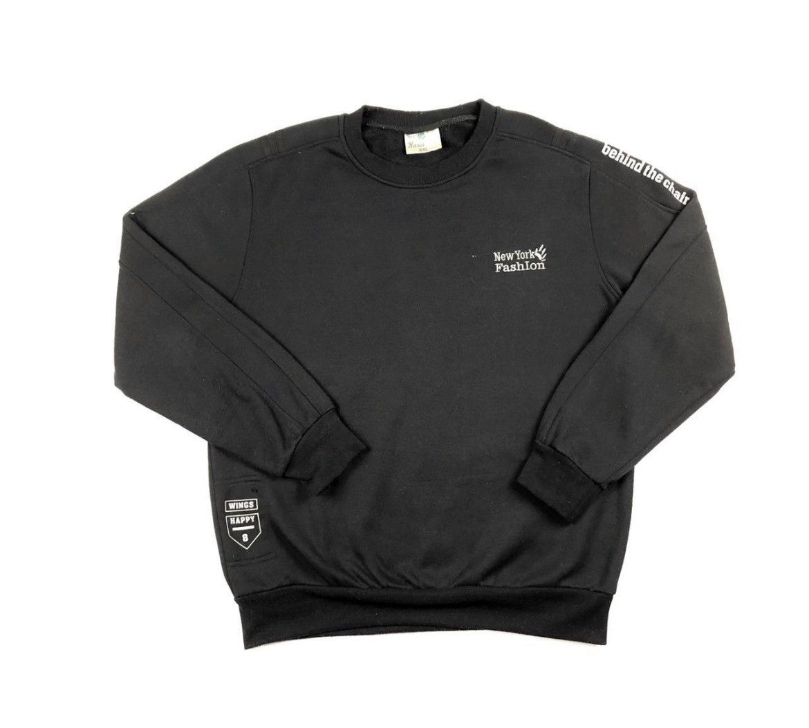 Vintage Vintage sweatshirt hoodie 90s retro Black Size US XL / EU 56 / 4 - 1 Thumbnail