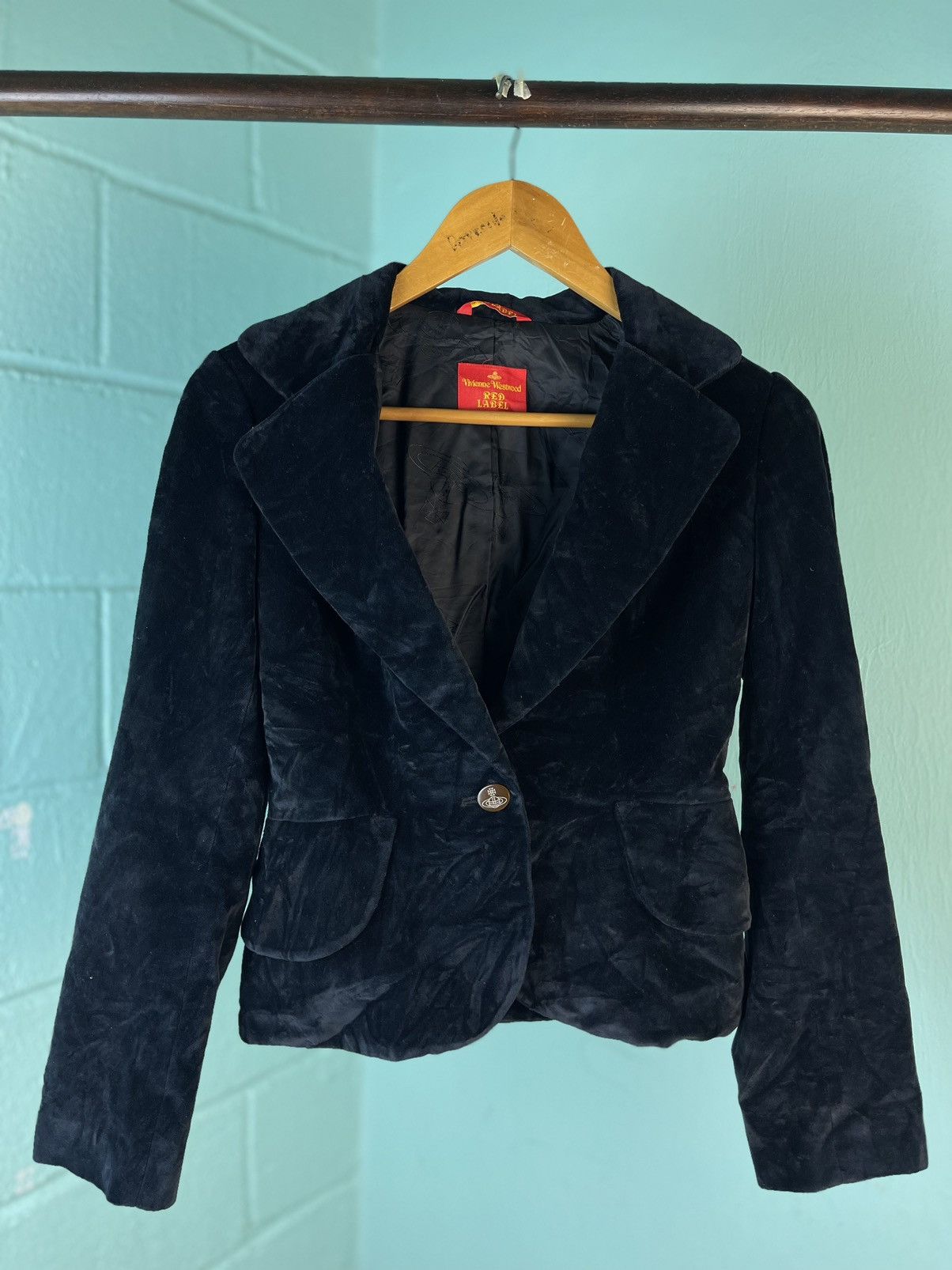 Vivienne Westwood Vivienne Westwood Velvet Blazzer Size XS / US 0-2 / IT 36-38 - 7 Thumbnail