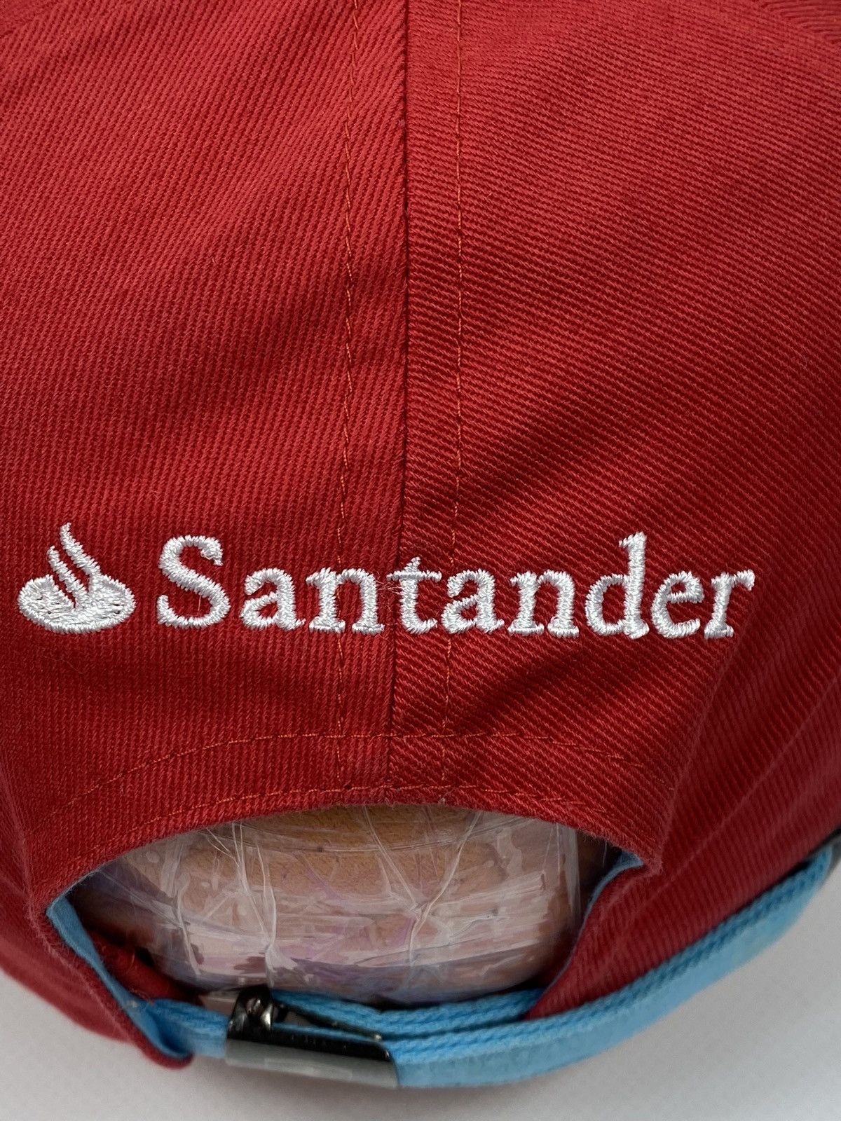 Ferrari 🔥LASTDROP🔥#28 Santander White Red Authentic Hat Cap Size ONE SIZE - 9 Thumbnail
