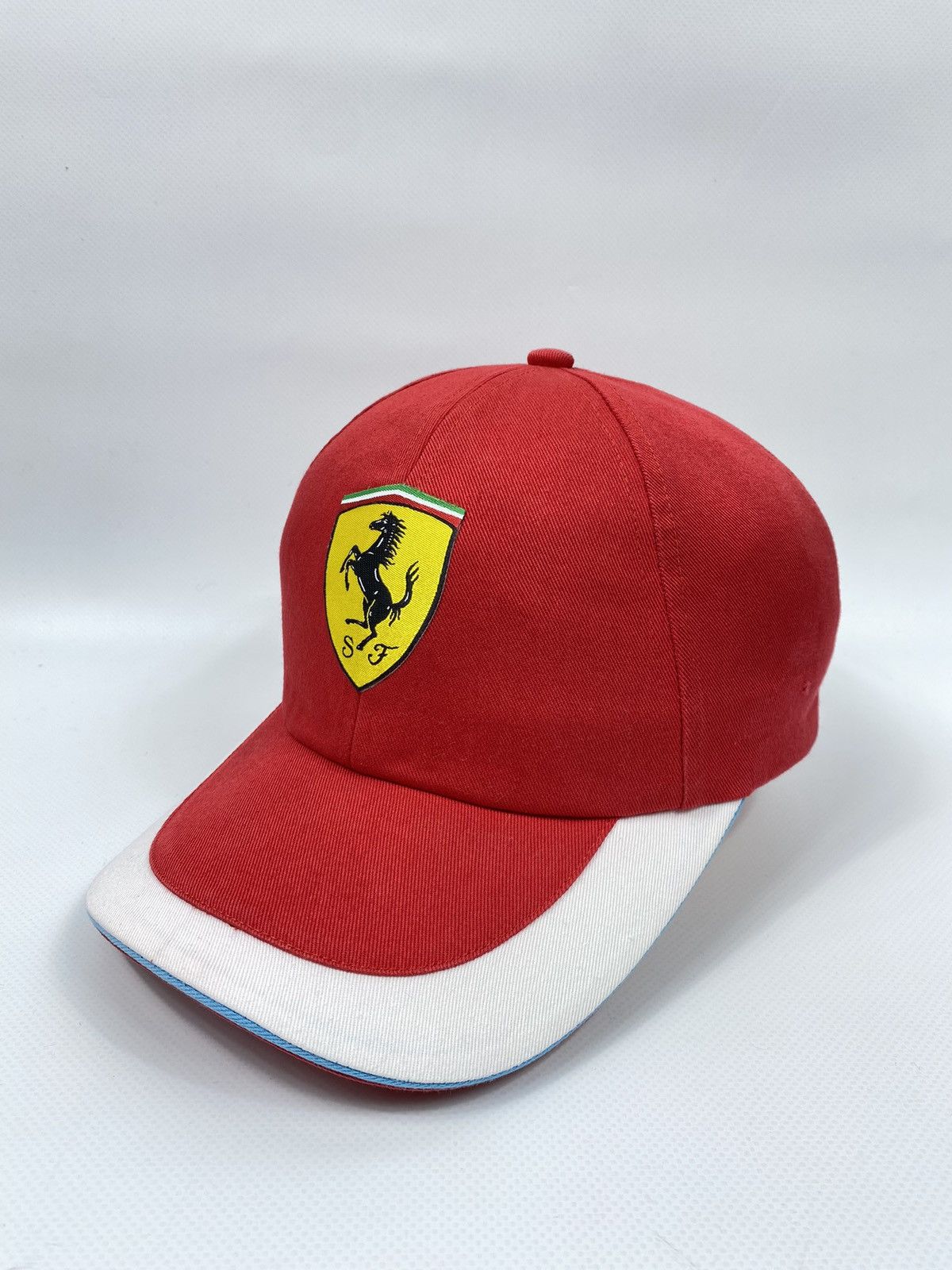 Ferrari 🔥LASTDROP🔥#28 Santander White Red Authentic Hat Cap Size ONE SIZE - 3 Thumbnail