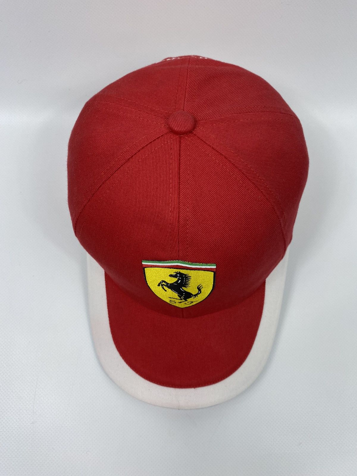 Ferrari 🔥LASTDROP🔥#28 Santander White Red Authentic Hat Cap Size ONE SIZE - 5 Thumbnail