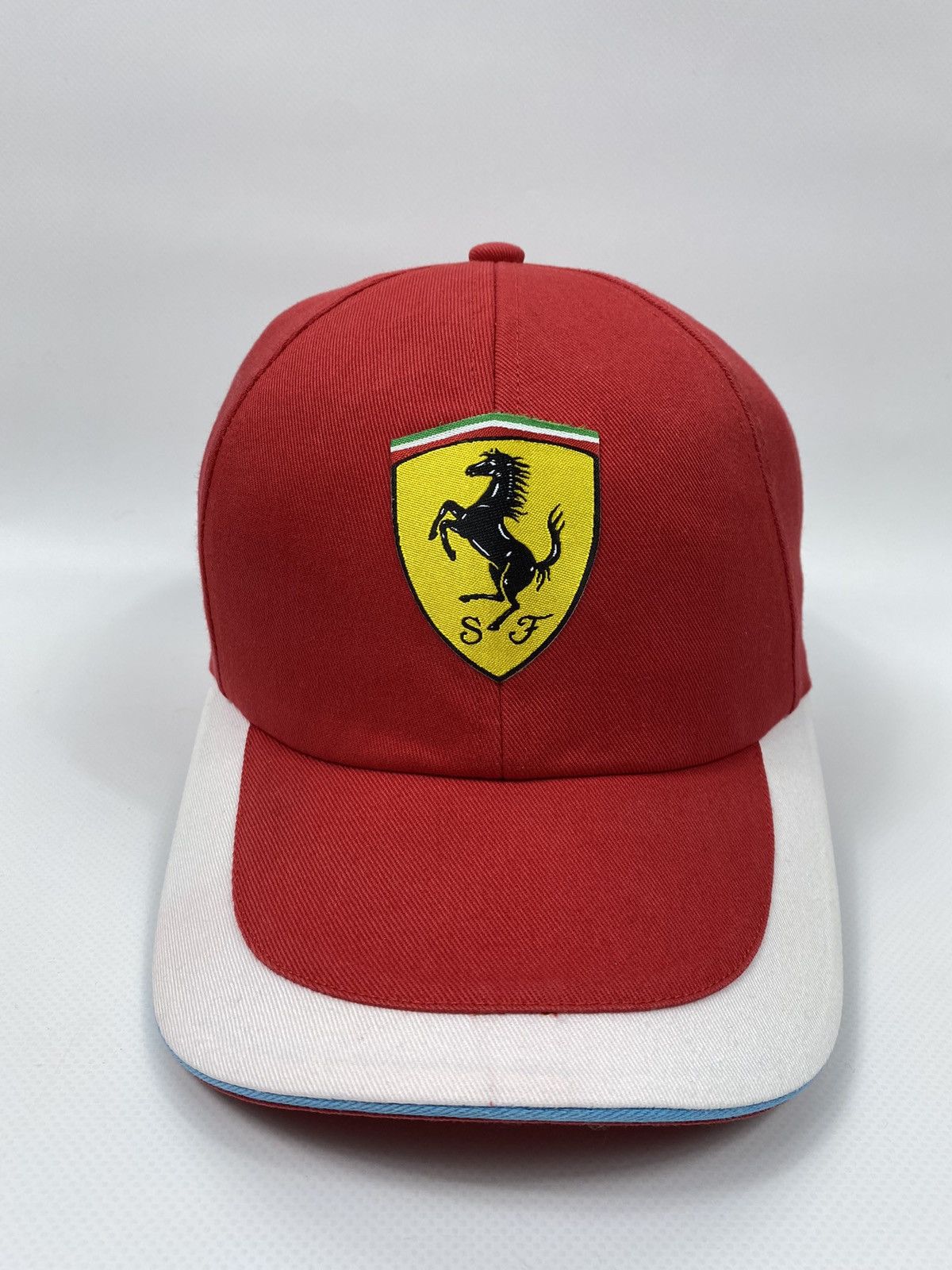 Ferrari 🔥LASTDROP🔥#28 Santander White Red Authentic Hat Cap Size ONE SIZE - 4 Thumbnail