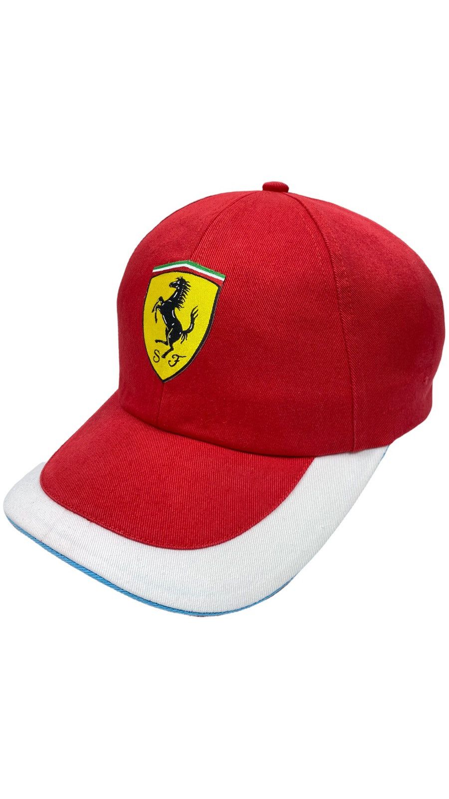 Ferrari 🔥LASTDROP🔥#28 Santander White Red Authentic Hat Cap Size ONE SIZE - 1 Thumbnail