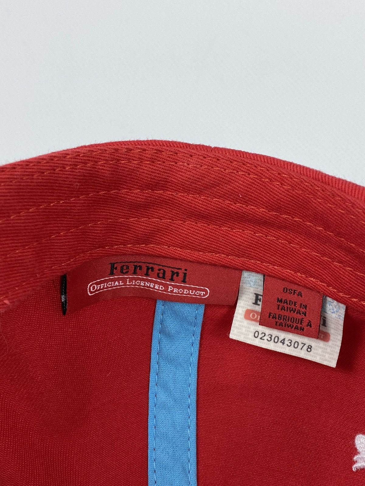Ferrari 🔥LASTDROP🔥#28 Santander White Red Authentic Hat Cap Size ONE SIZE - 13 Thumbnail