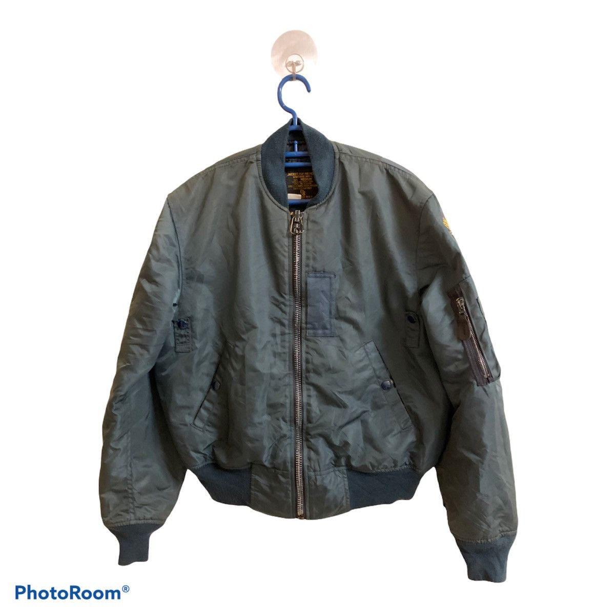 Giacca In Stile Militare Statunitense Ma1 Air Forces Truppe Bomber Urban Grey Neffroop Puffer main image 0
