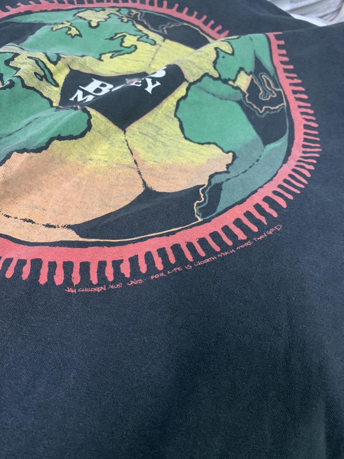 Bob Marley × Liquid Blue × Vintage Vintage 1994 Liquid Blue Bob Marley Soccer Nice Printed Size US XL / EU 56 / 4 - 10 Thumbnail