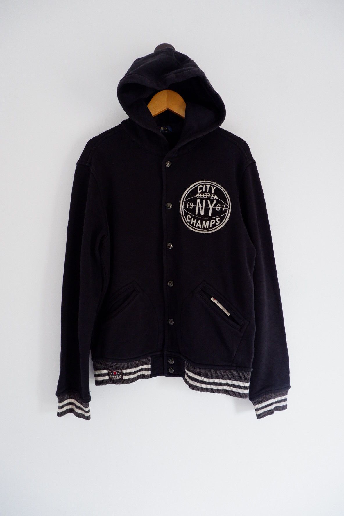 Polo Ralph Lauren Vintage Polo Ralph Lauren Varsity Hooded Size US M / EU 48-50 / 2 - 1 Thumbnail