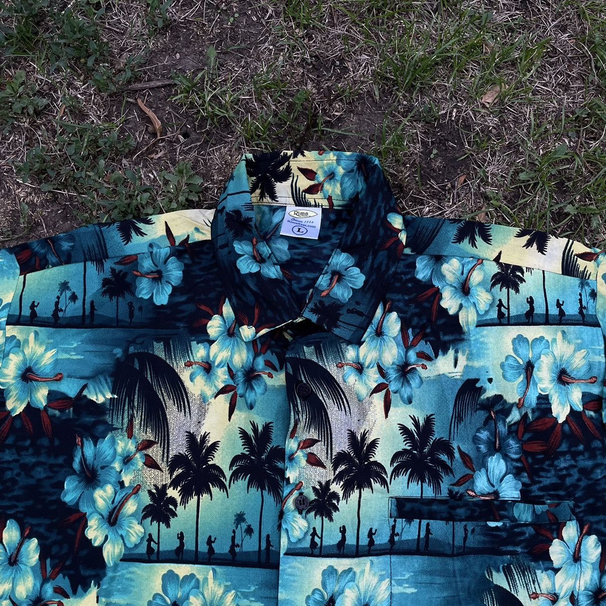 Vintage Vintage 90s Hawaiian Aloha Shirt All Over Print Tropical L Size US L / EU 52-54 / 3 - 4 Thumbnail