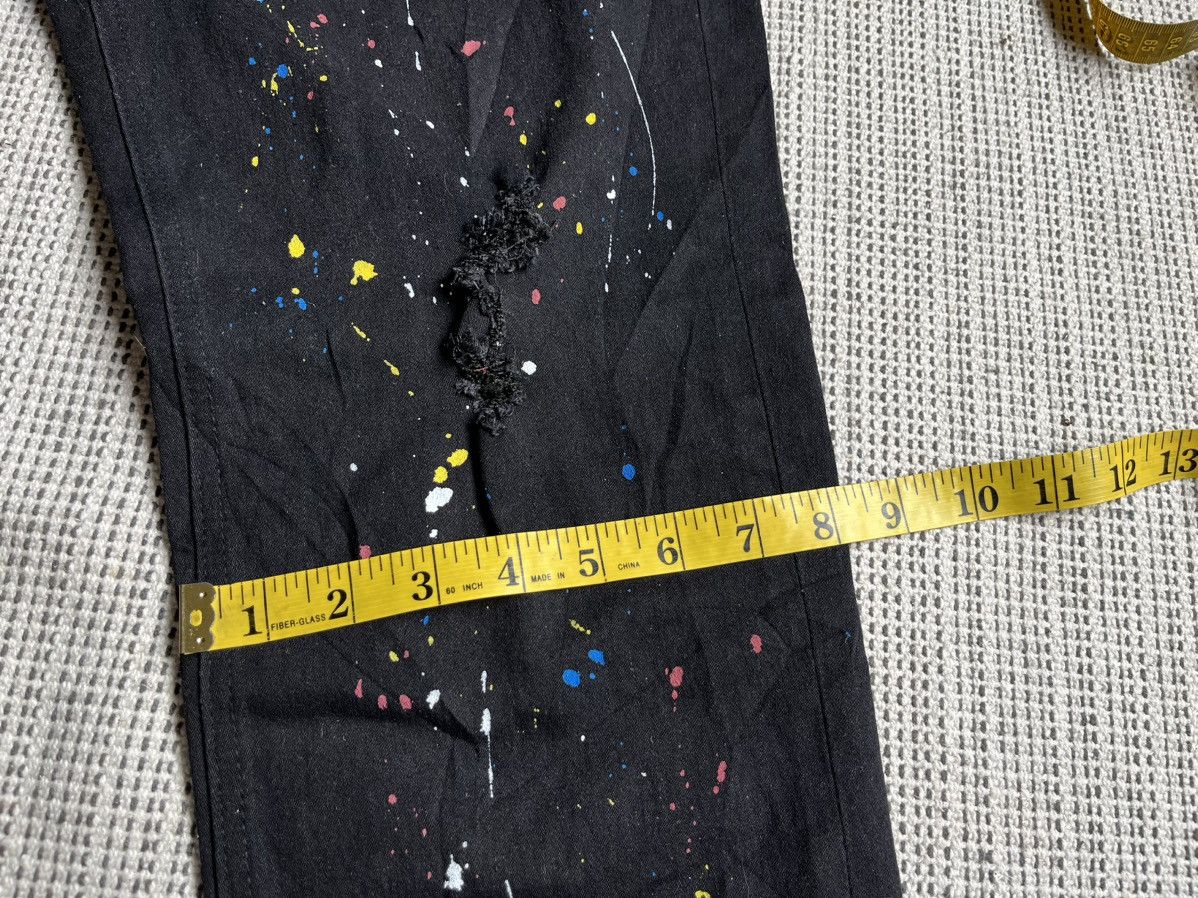 Japanese Brand × Number (N)ine Rare Number Nine Distressed Paint Splatter denim pants Size US 31 - 17 Thumbnail