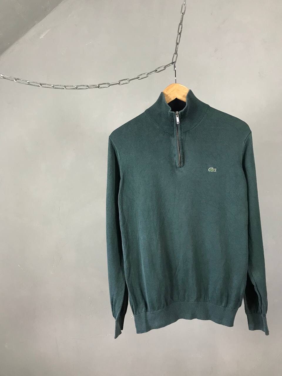 Lacoste Lacoste luxury streetwear 1/4 zip sweatshirt Size US M / EU 48-50 / 2 - 1 Thumbnail