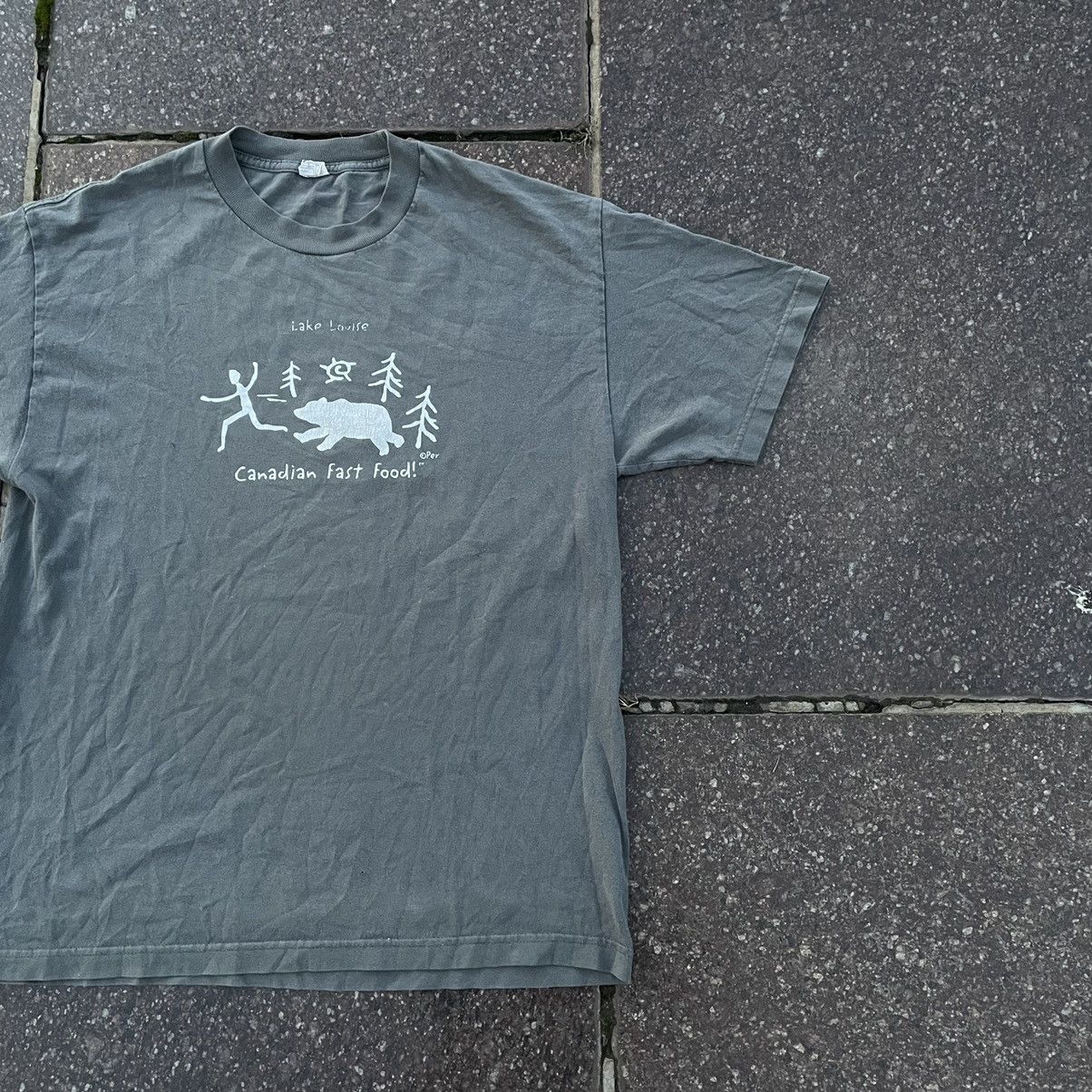 Vintage Vintage Y2K Sun Faded Graphic Humor Tee Washed Grey Grunge L Size US L / EU 52-54 / 3 - 2 Thumbnail