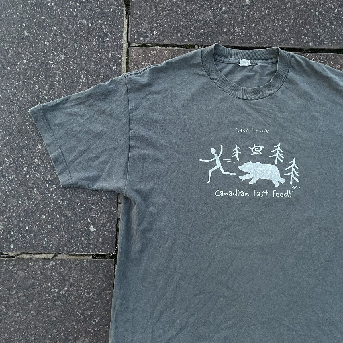 Vintage Vintage Y2K Sun Faded Graphic Humor Tee Washed Grey Grunge L Size US L / EU 52-54 / 3 - 3 Thumbnail