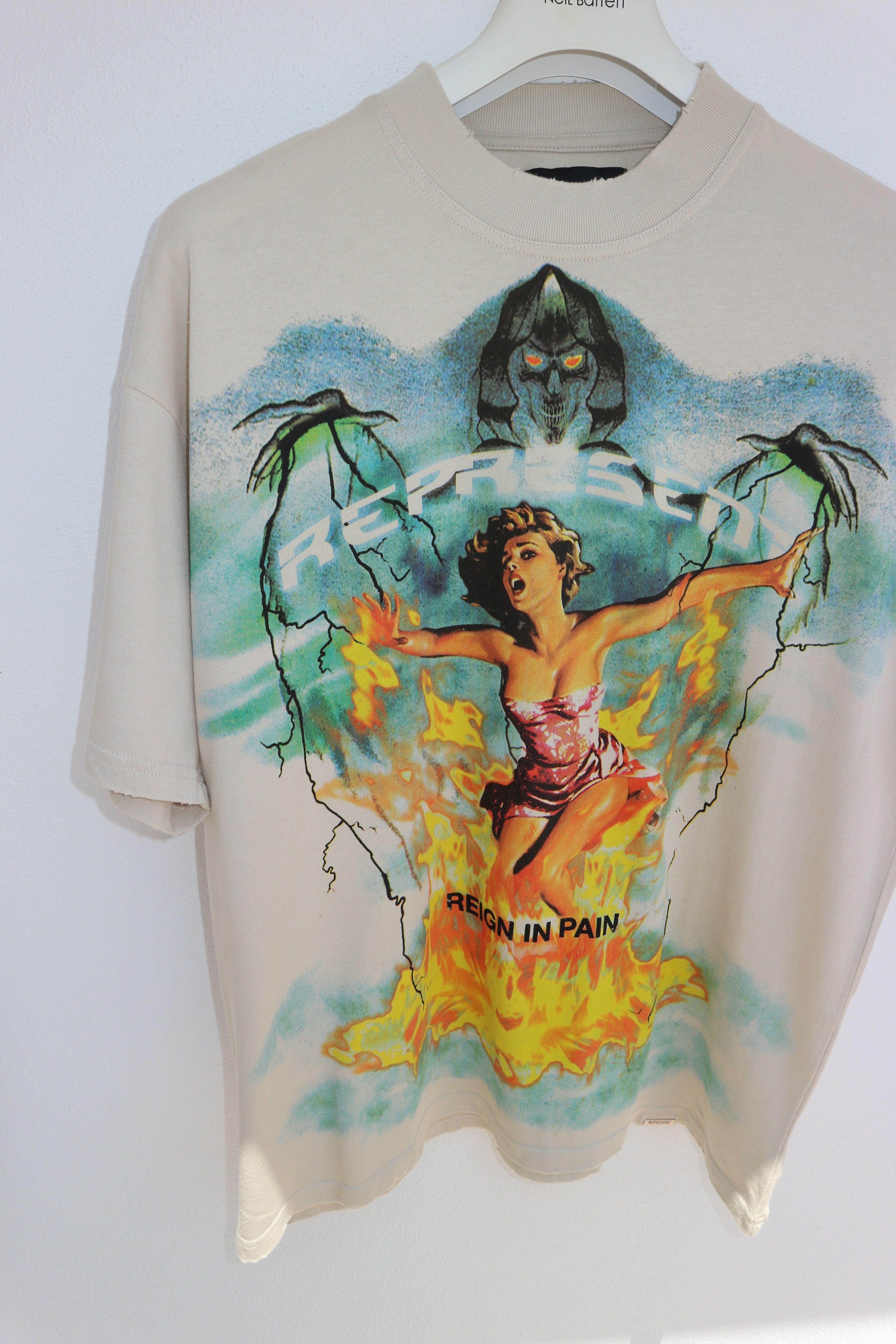 Represent Clo. REIGN IN PAIN PRINT T-SHIRT Size US XL / EU 56 / 4 - 2 Thumbnail