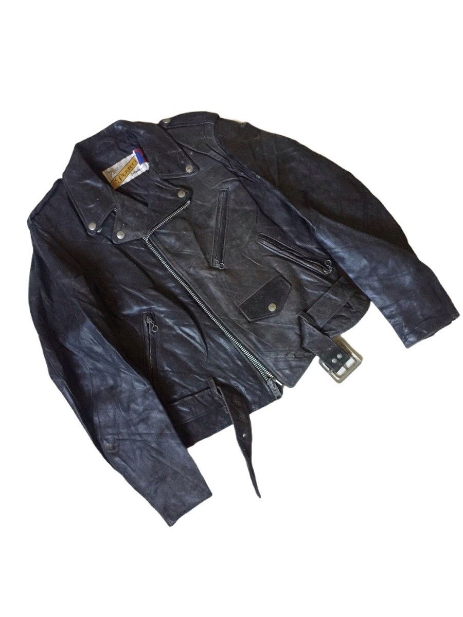 Schott × Sports Specialties × Vintage Rare🔥Vintage Schott Nyc Perfecto Motorcycle Leather Size US S / EU 44-46 / 1 - 3 Thumbnail