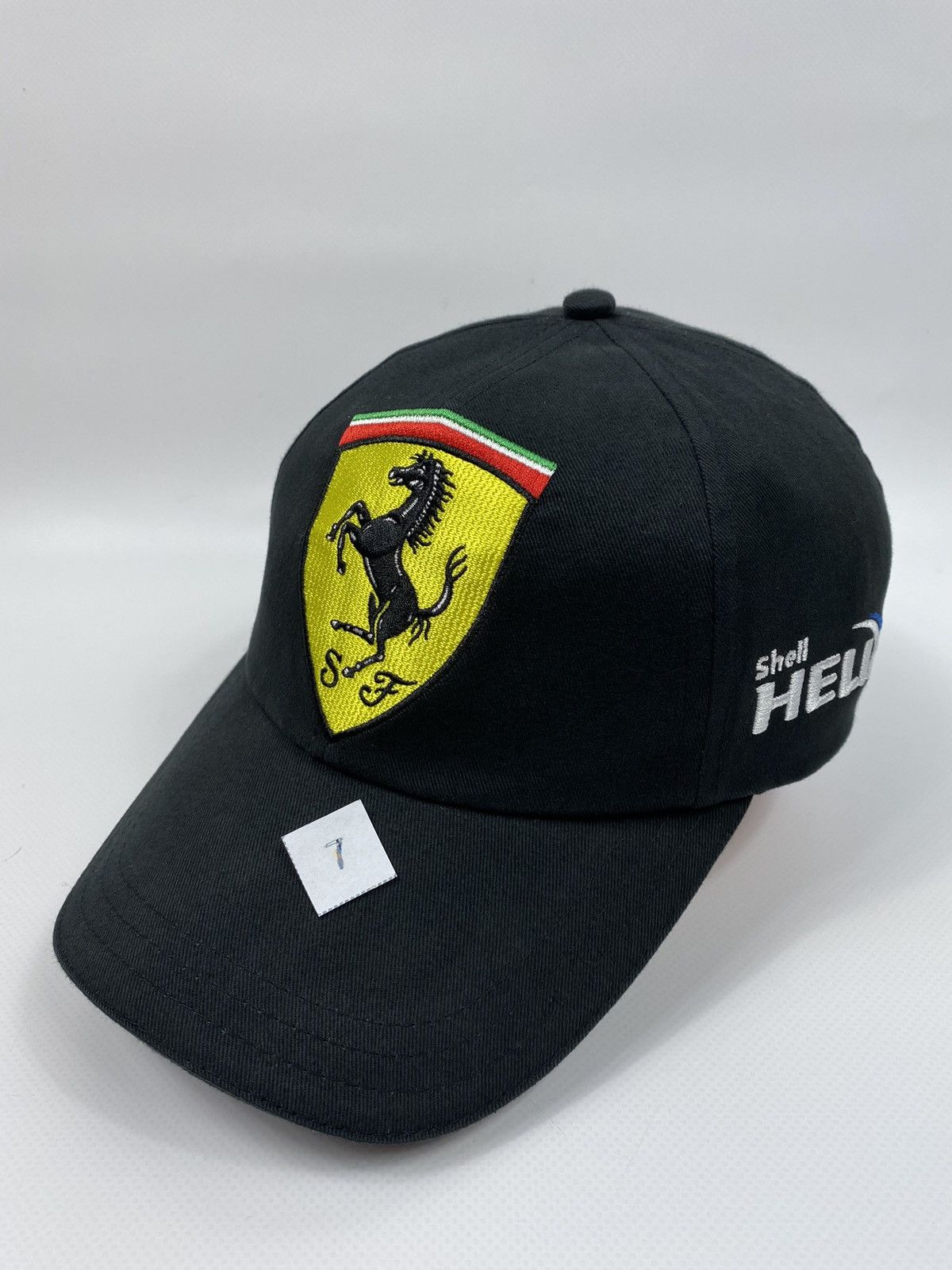 Ferrari 🔥LASTDROP🔥#7 Scuderia Shell Helix Black Cap Hat Rare Size ONE SIZE - 2 Thumbnail
