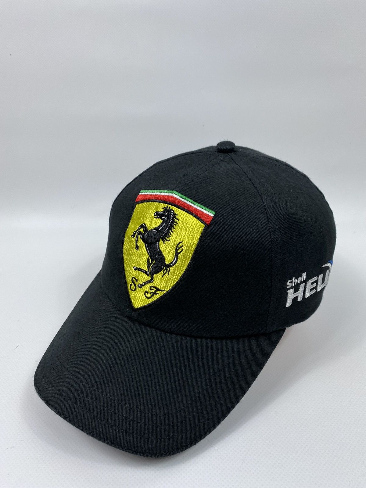 Ferrari 🔥LASTDROP🔥#7 Scuderia Shell Helix Black Cap Hat Rare Size ONE SIZE - 3 Thumbnail