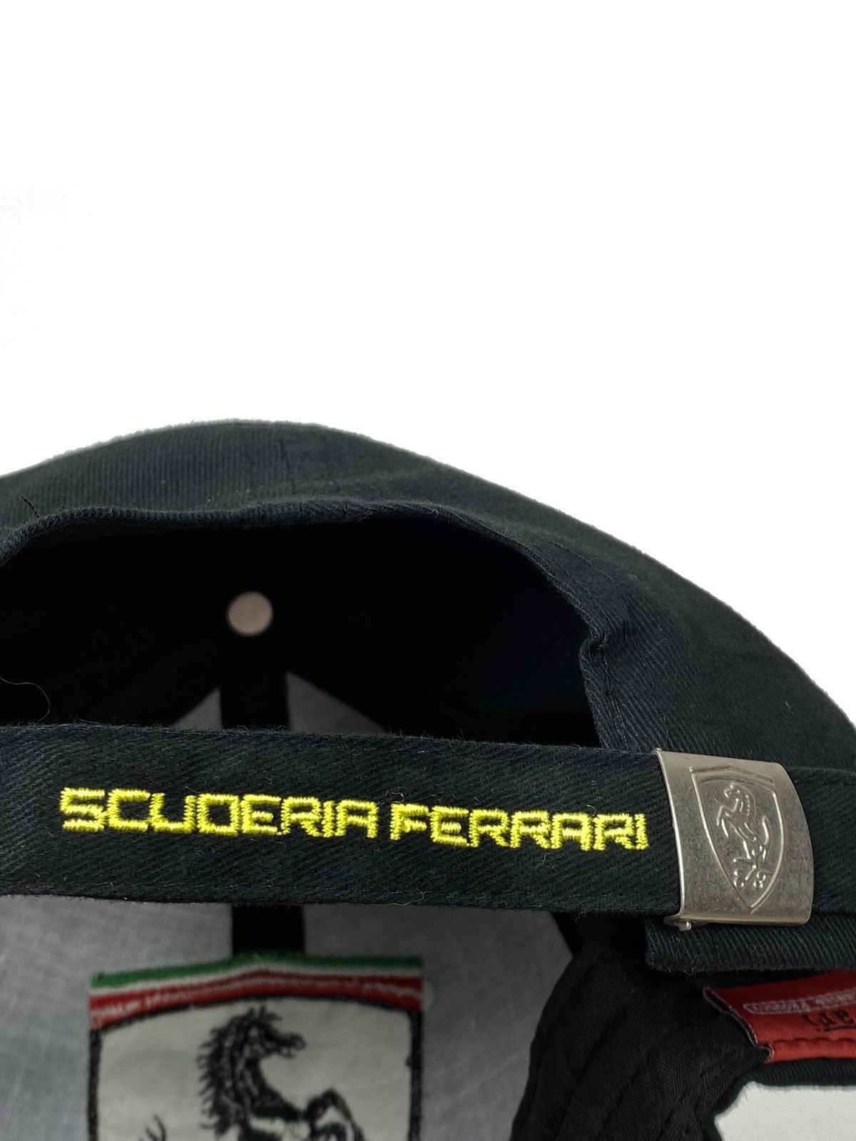 Ferrari 🔥LASTDROP🔥#7 Scuderia Shell Helix Black Cap Hat Rare Size ONE SIZE - 10 Thumbnail
