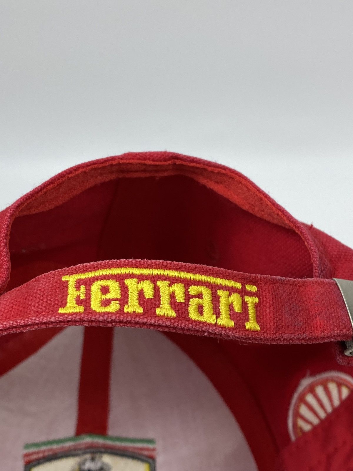 Ferrari 🔥LASTDROP🔥#26 1999 Shell Red Vintage Authentic Hat Cap Size ONE SIZE - 11 Thumbnail