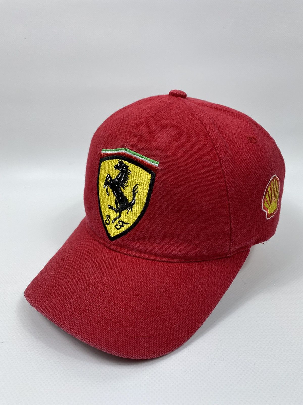 Ferrari 🔥LASTDROP🔥#26 1999 Shell Red Vintage Authentic Hat Cap Size ONE SIZE - 3 Thumbnail