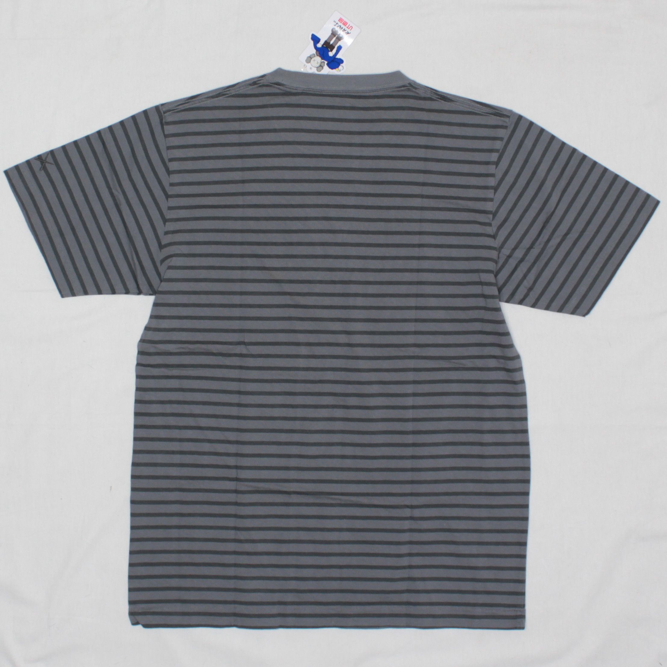 Kaws × Uniqlo KAWS x Uniqlo BFF Striped Tee Dark Grey Size US S / EU 44-46 / 1 - 2 Thumbnail