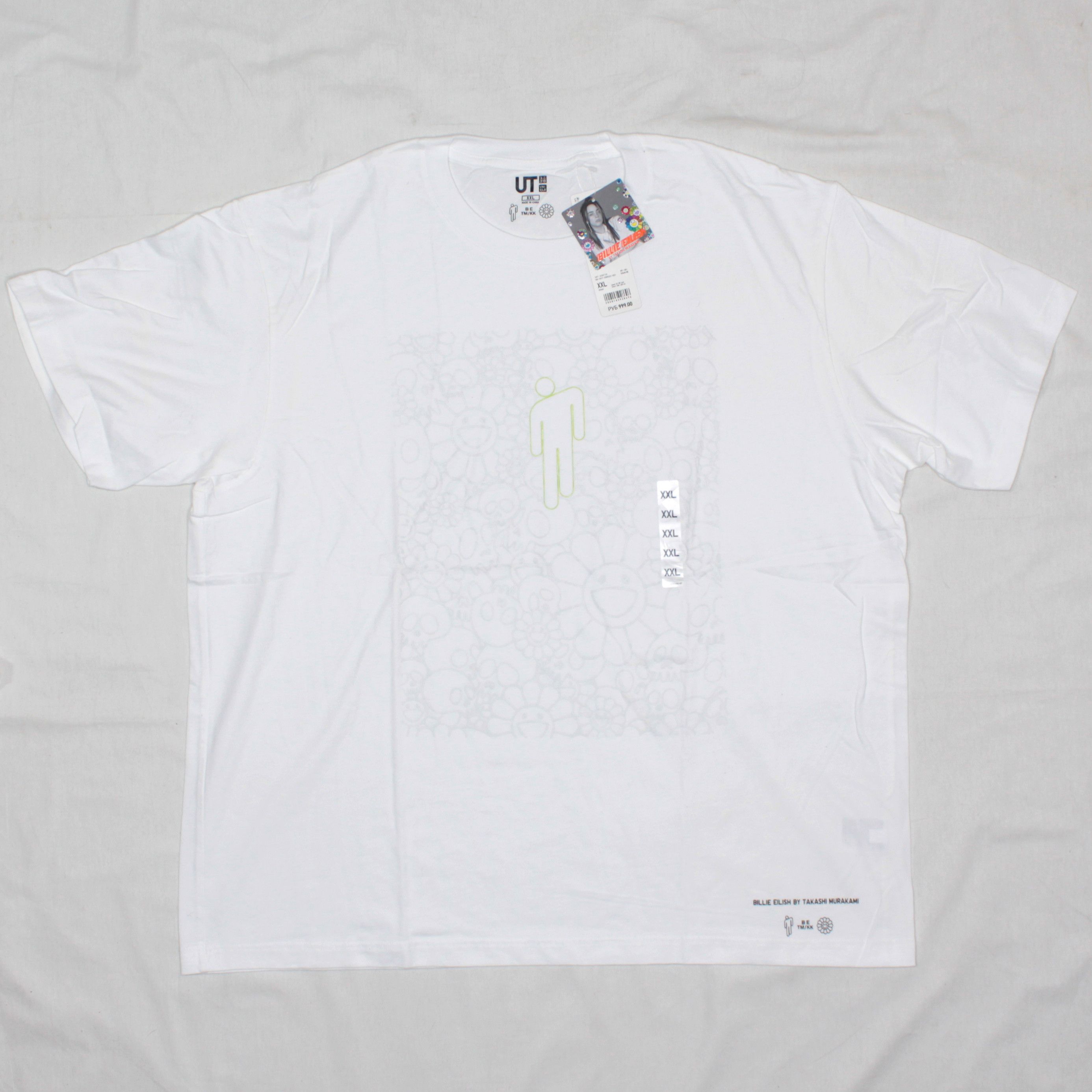 Billie Eilish × Takashi Murakami × Uniqlo Uniqlo x Billie Eilish x Takashi Murakami Tee White Size US XXL / EU 58 / 5 - 1 Thumbnail