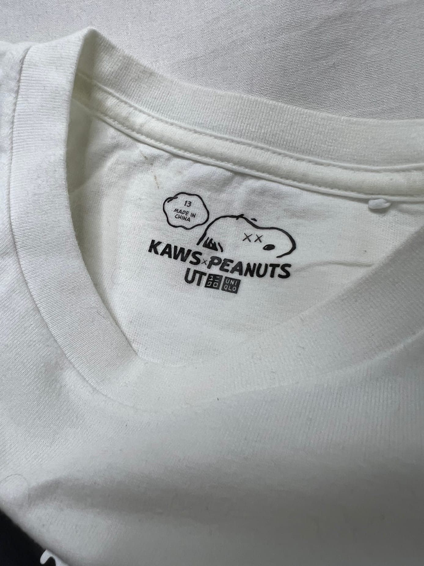 Kaws × Uniqlo KIDS Size KAWS Uniqlo Peanuts Joe Kaws Yawn Outline Tee Size US XXS / EU 40 - 5 Thumbnail