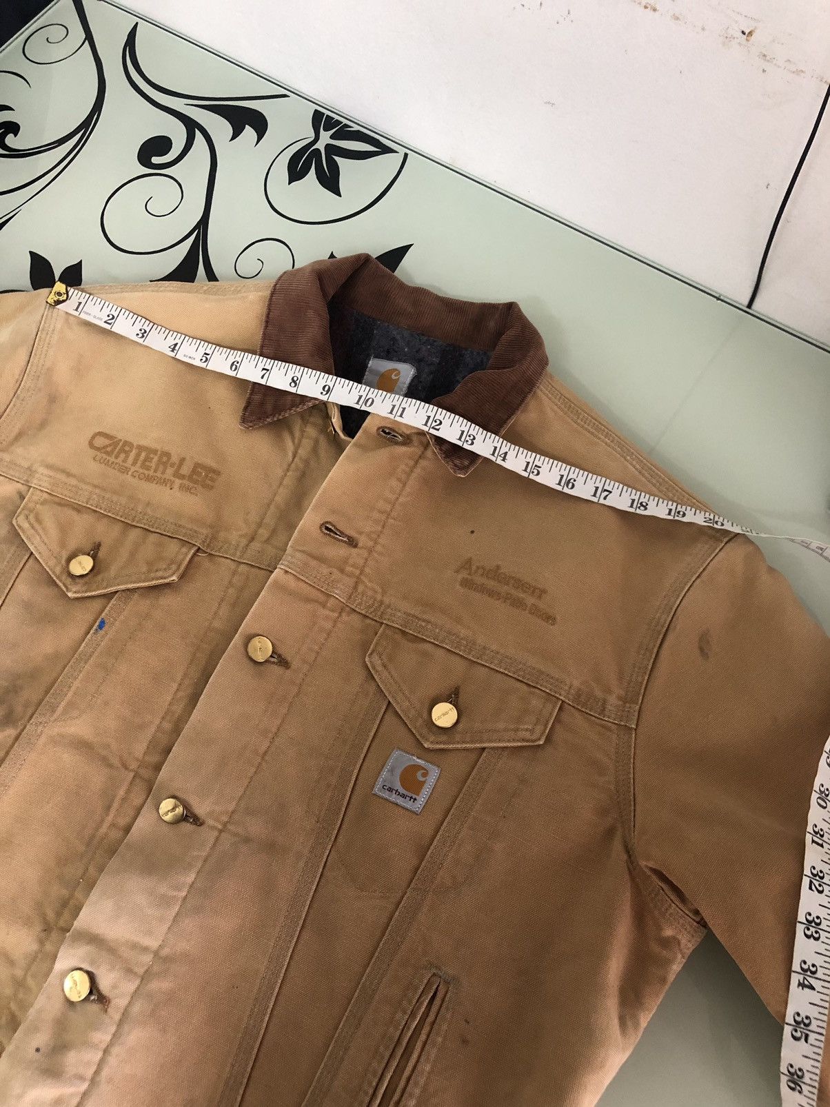 Carhartt Vintage Carhartt Distressed Detroit Jackets Size US L / EU 52-54 / 3 - 20 Thumbnail