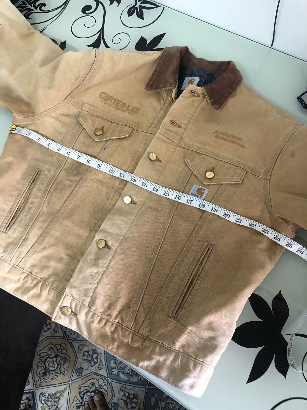 Carhartt Vintage Carhartt Distressed Detroit Jackets Size US L / EU 52-54 / 3 - 18 Thumbnail