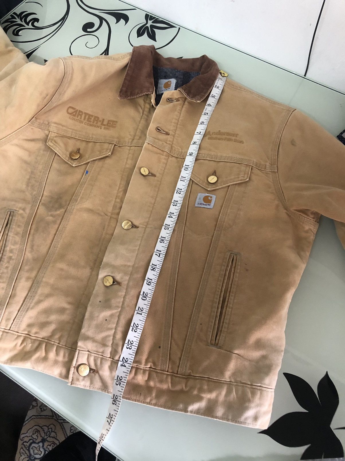 Carhartt Vintage Carhartt Distressed Detroit Jackets Size US L / EU 52-54 / 3 - 19 Thumbnail