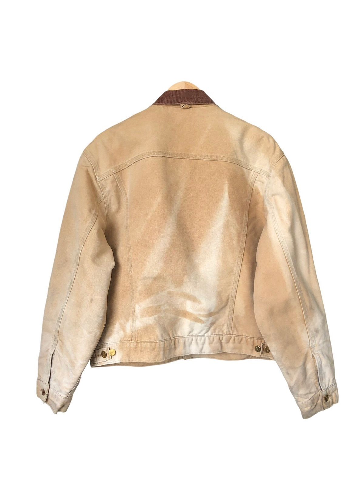 Carhartt Vintage Carhartt Distressed Detroit Jackets Size US L / EU 52-54 / 3 - 3 Thumbnail