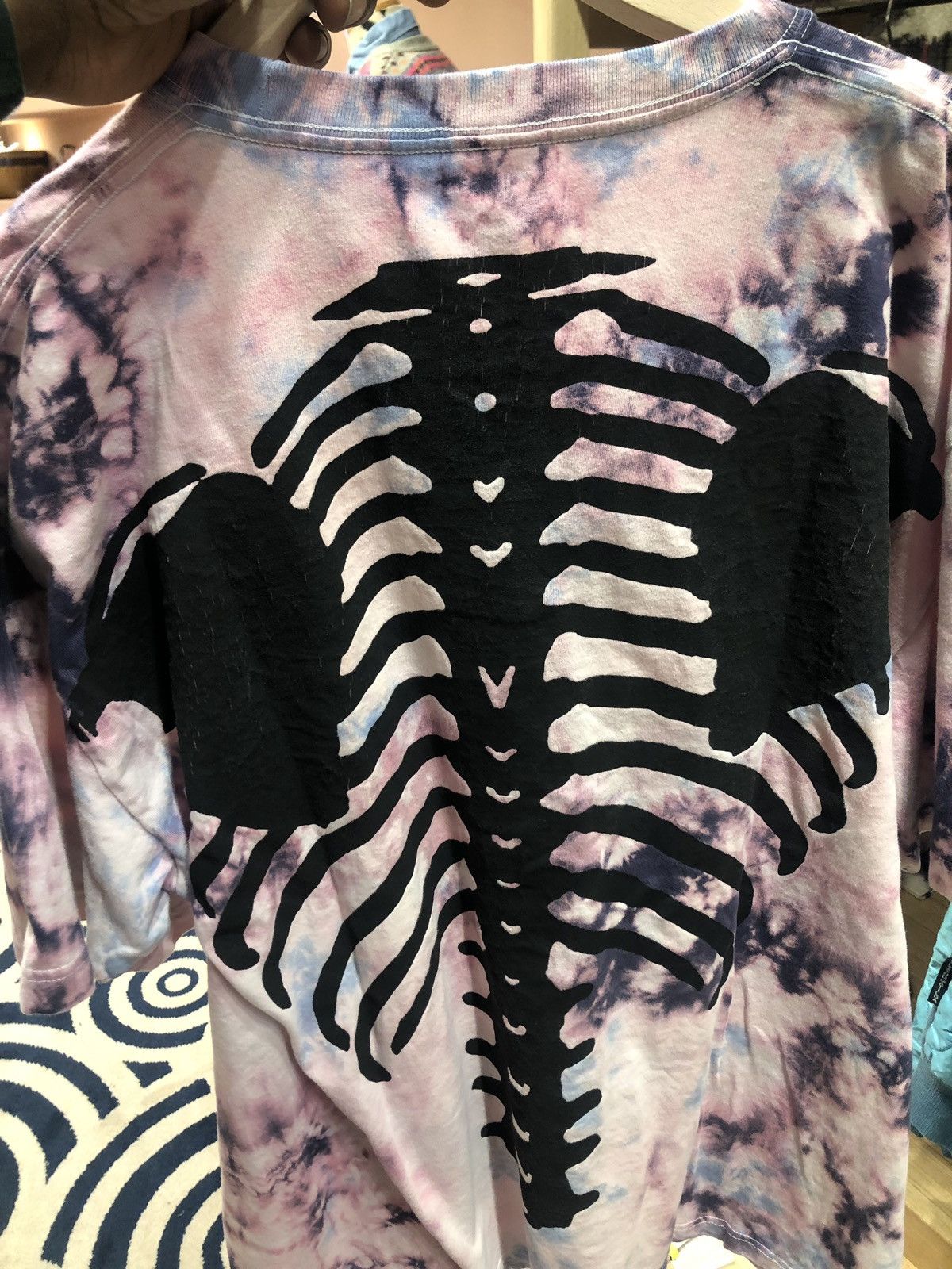 Kapital Kapital Ashbury Dyed skeleton Big T-Shirt Size US XL / EU 56 / 4 - 5 Thumbnail