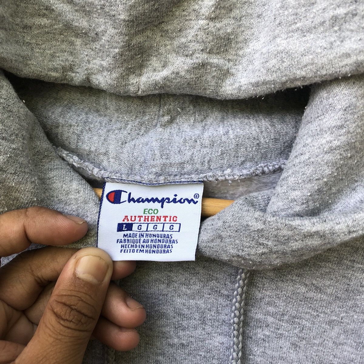 Champion × Vintage Champion Hoodie Sportswear Size US L / EU 52-54 / 3 - 3 Thumbnail